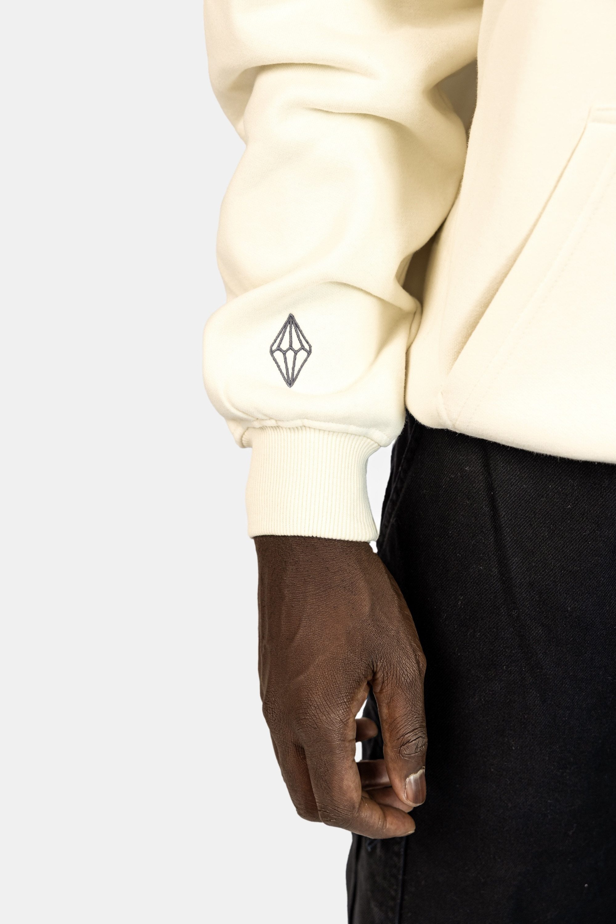 Crystal Paris Kapuzenpullover Nature (1-tlg)