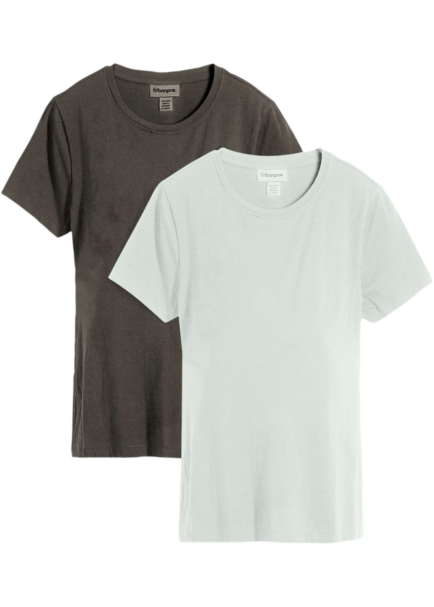 bonprix Umstandsshirt (Packung, 2-tlg) lässige Passform, Kurzarm, mit Stillfunktion