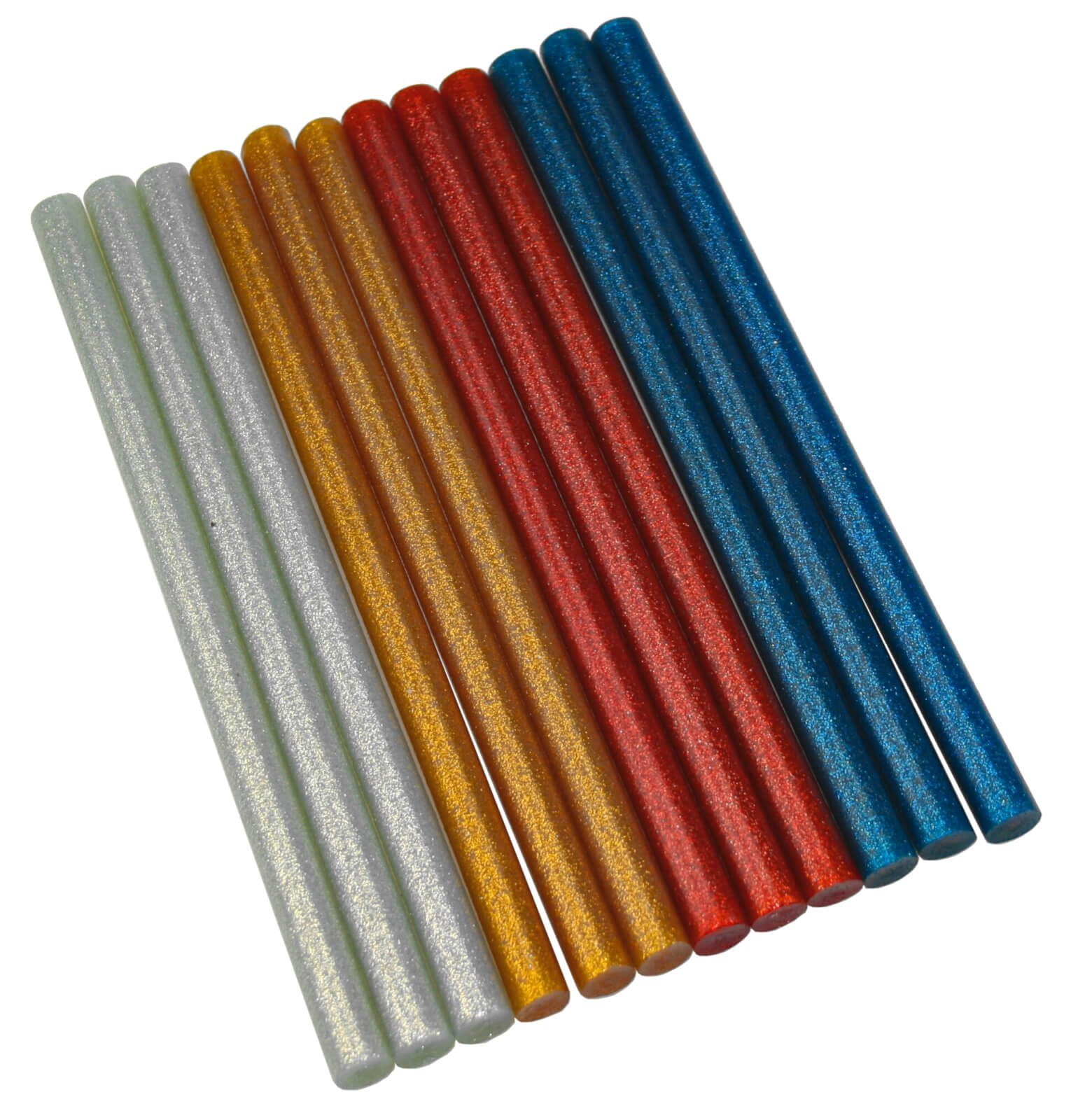 Easy Work Klebesticks 12 Heißklebesticks 11,2 x 200mm farbig glitzer