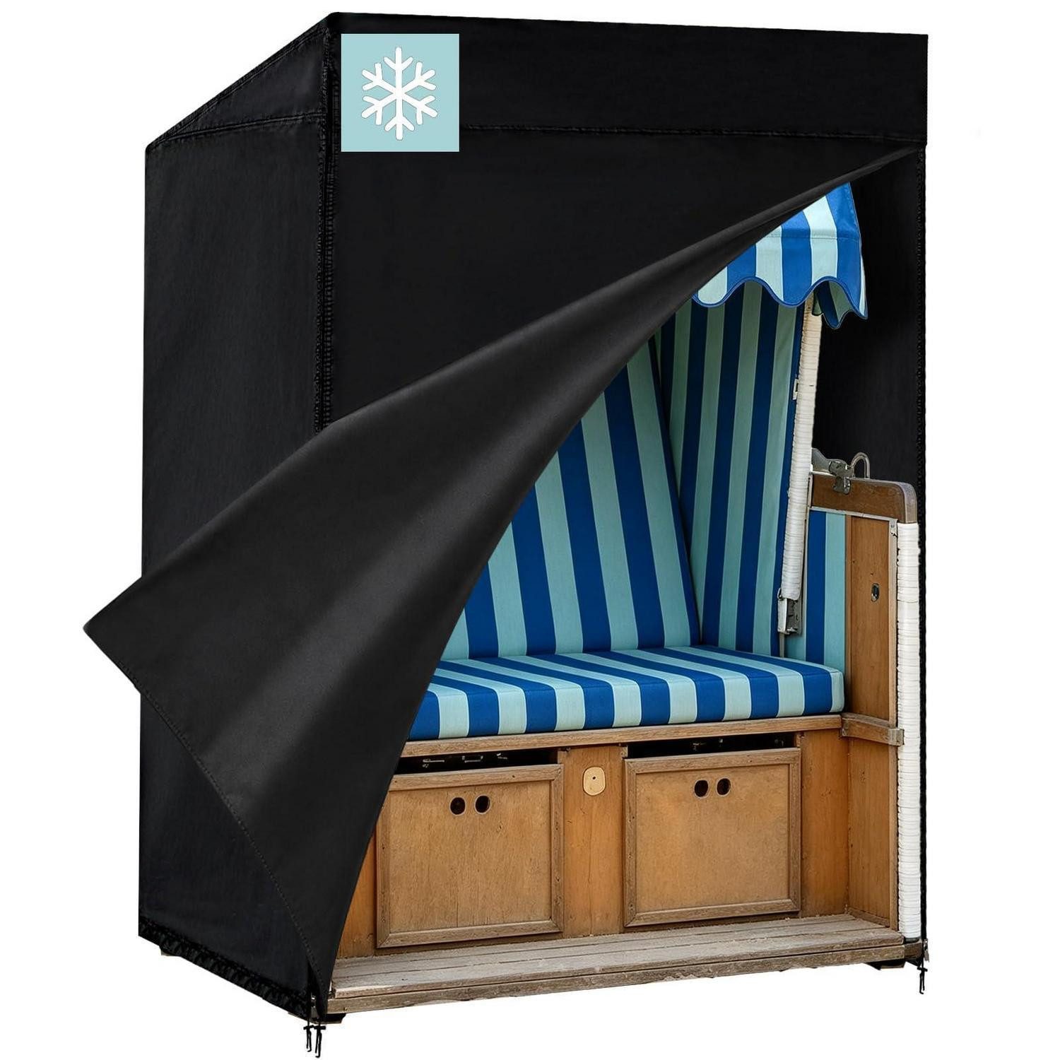 LuxusKollektion Strandkorb-Schutzhülle Strandkorb Schutzhülle 420D Oxford (1-St)
