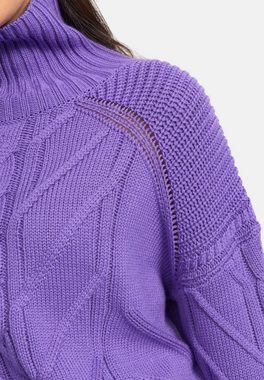 CATNOIR Wollpullover Pullover in Violett