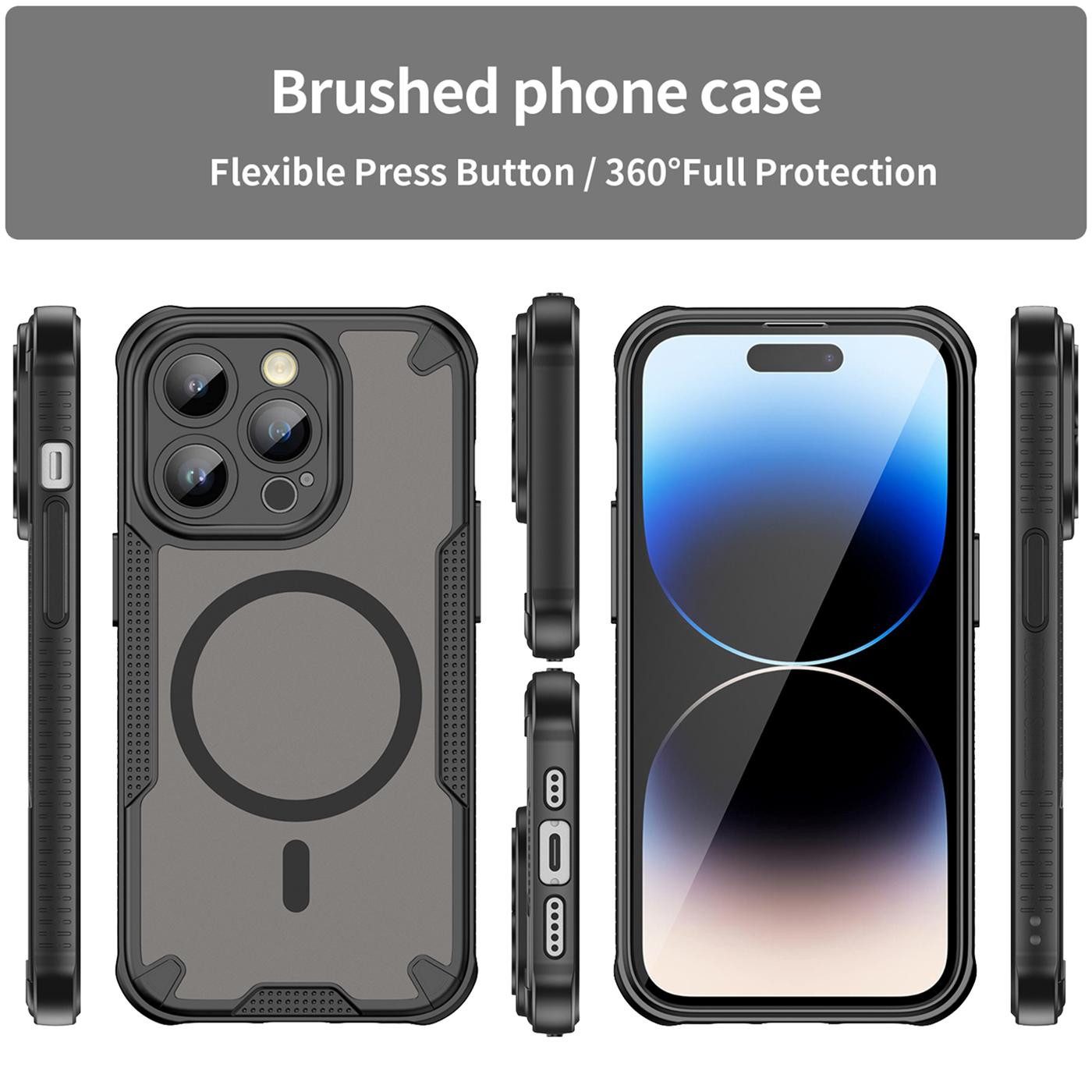 CoolGadget Handyhülle Defender Series Handy Hülle für Apple iPhone 14 Pro Max 6,7 Zoll, Magsafe TPU Schlicht Robust Schutzhülle für iPhone 14 Pro Max Hülle