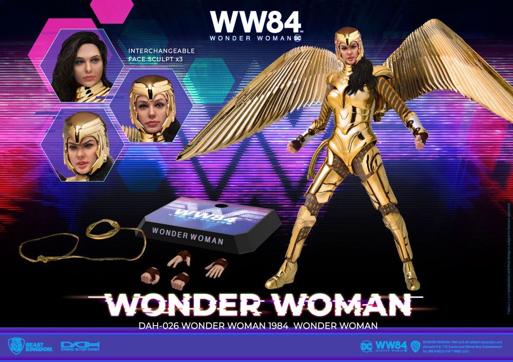 Beast Kingdom Toys Actionfigur Wonder Woman 1984 DAH-026 Dynamic 8ction Heroes 1/9 Wonder Woman 21 cm