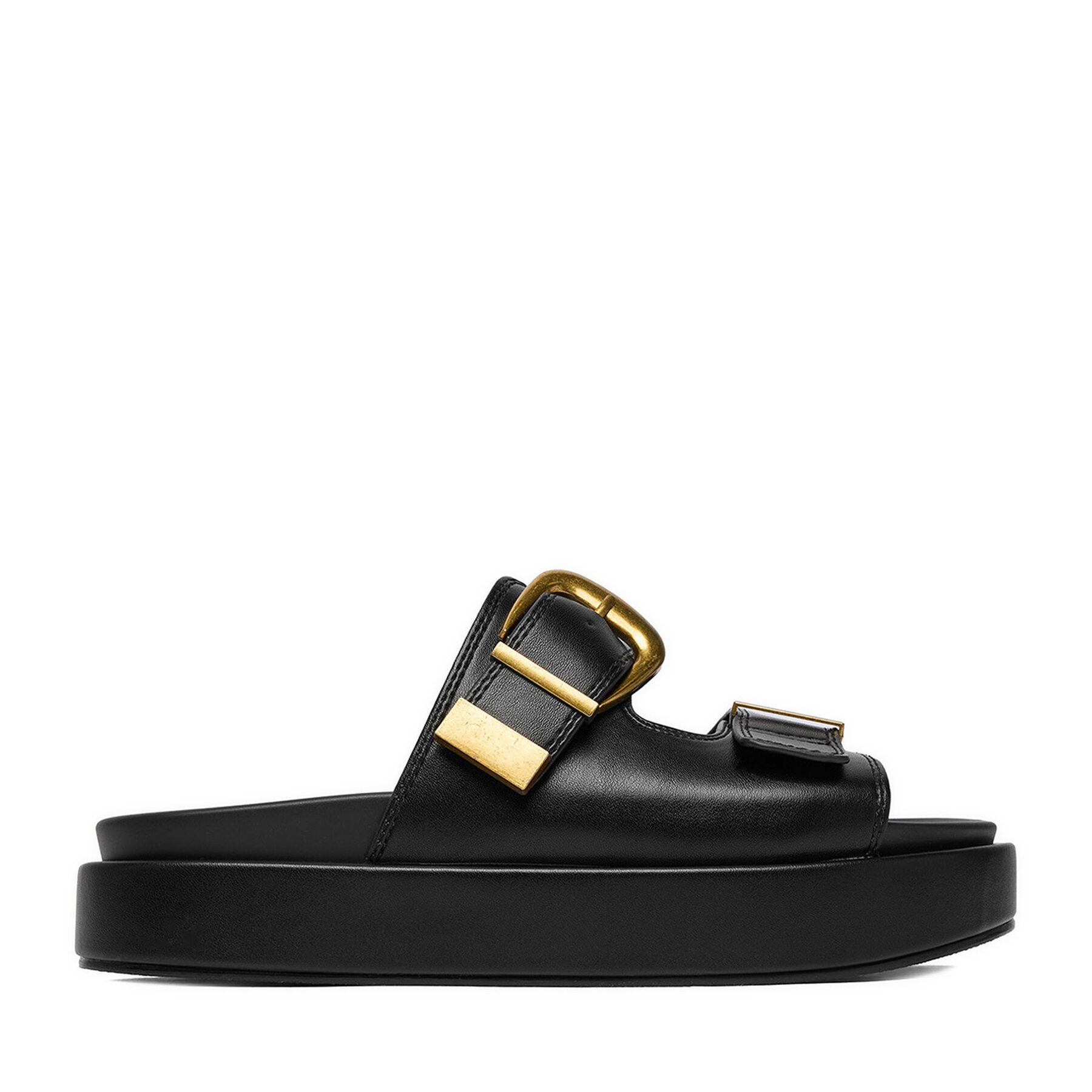 DeeZee Deezee Damen-Flip-Flops Schwarz Badepantolette