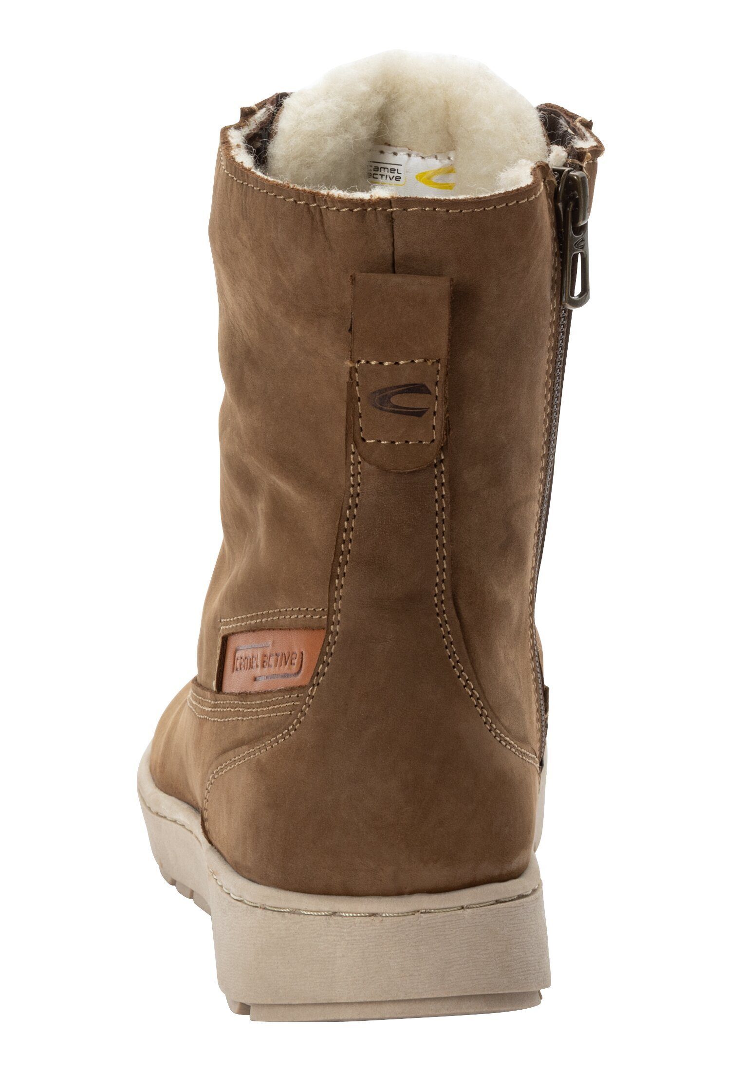 camel active aus Rindsleder Schnürschuh