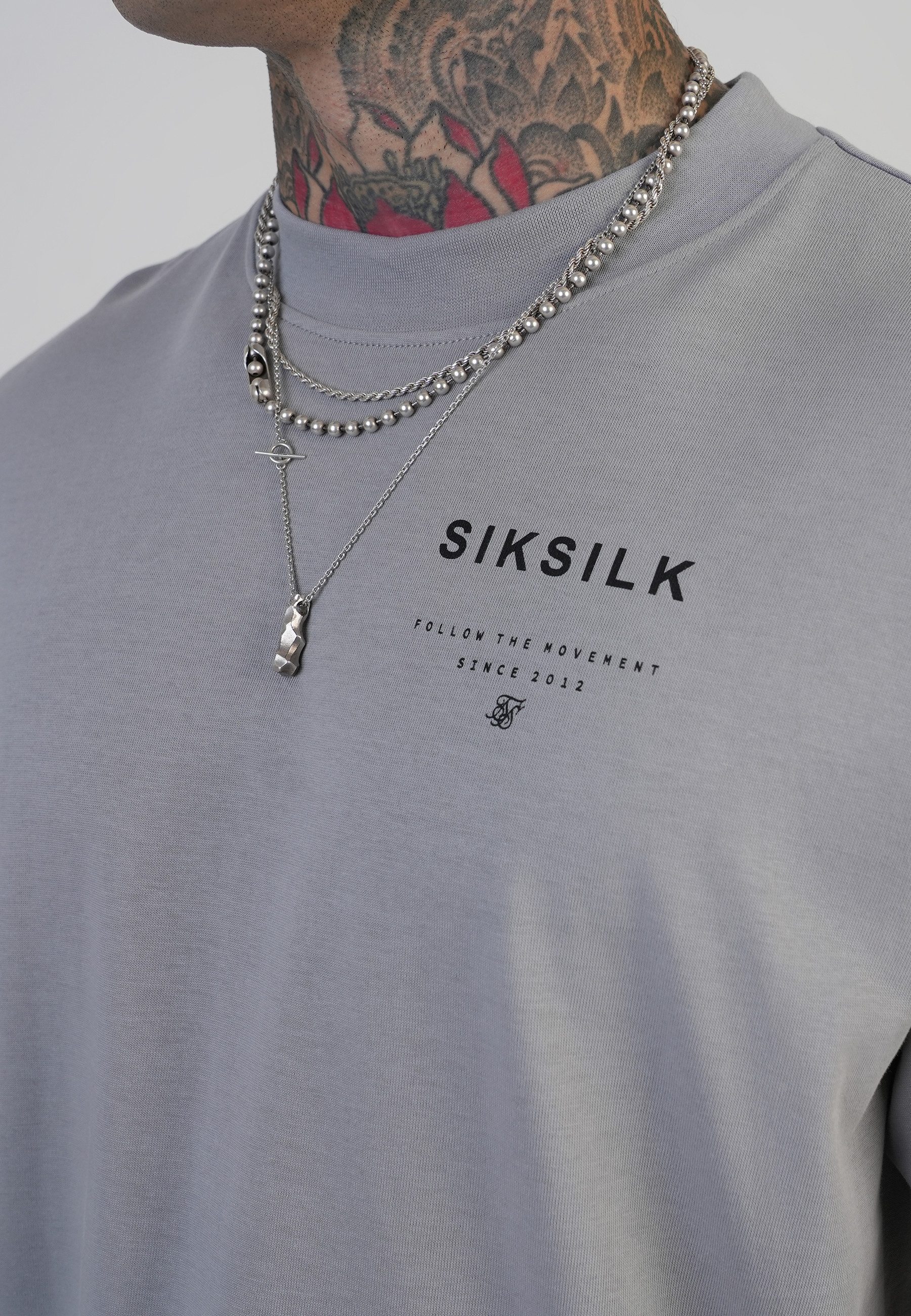 Siksilk T-Shirt SikSilk Herren T-Shirt mit Grafik günstig online kaufen