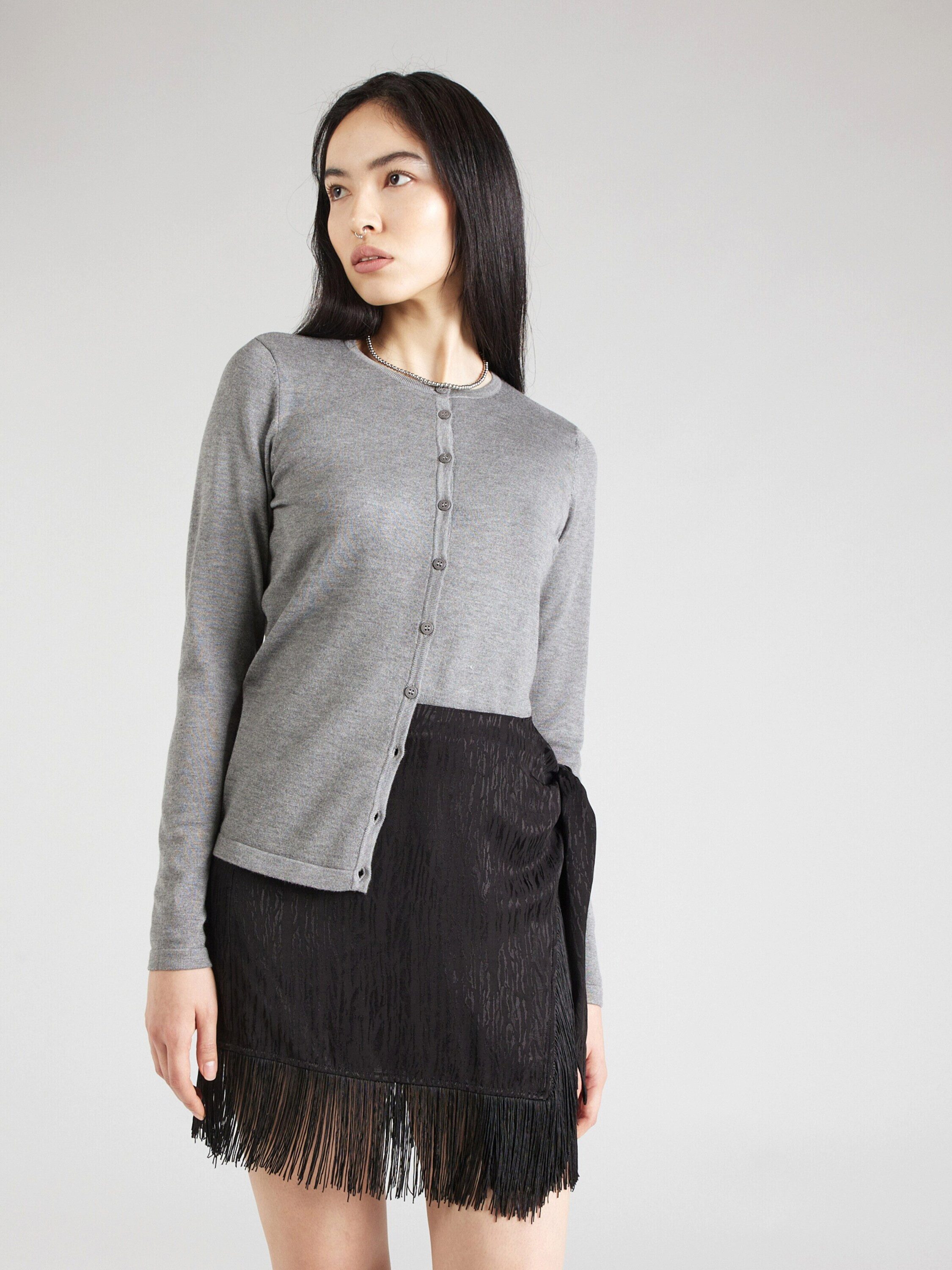 Saint Tropez Strickjacke Mila (1-tlg) Plain/ohne günstig online kaufen