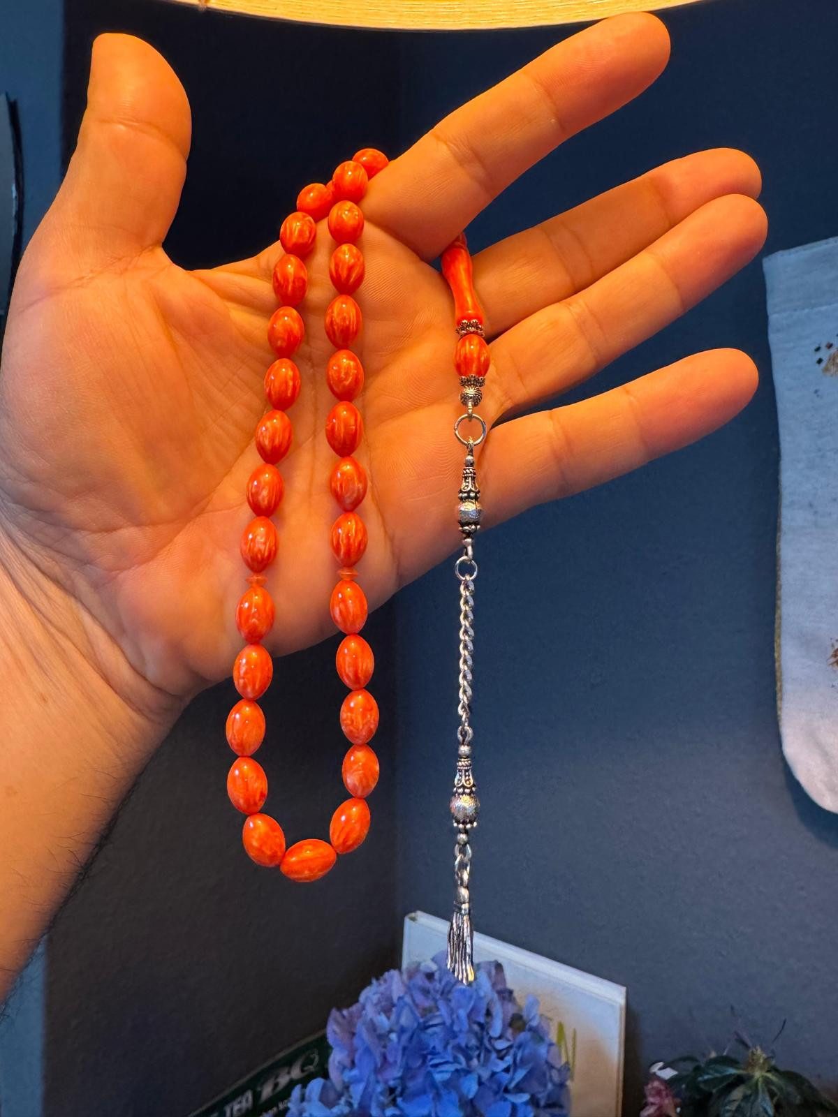 Kettenanhänger Osmanli Orange Gebetskette