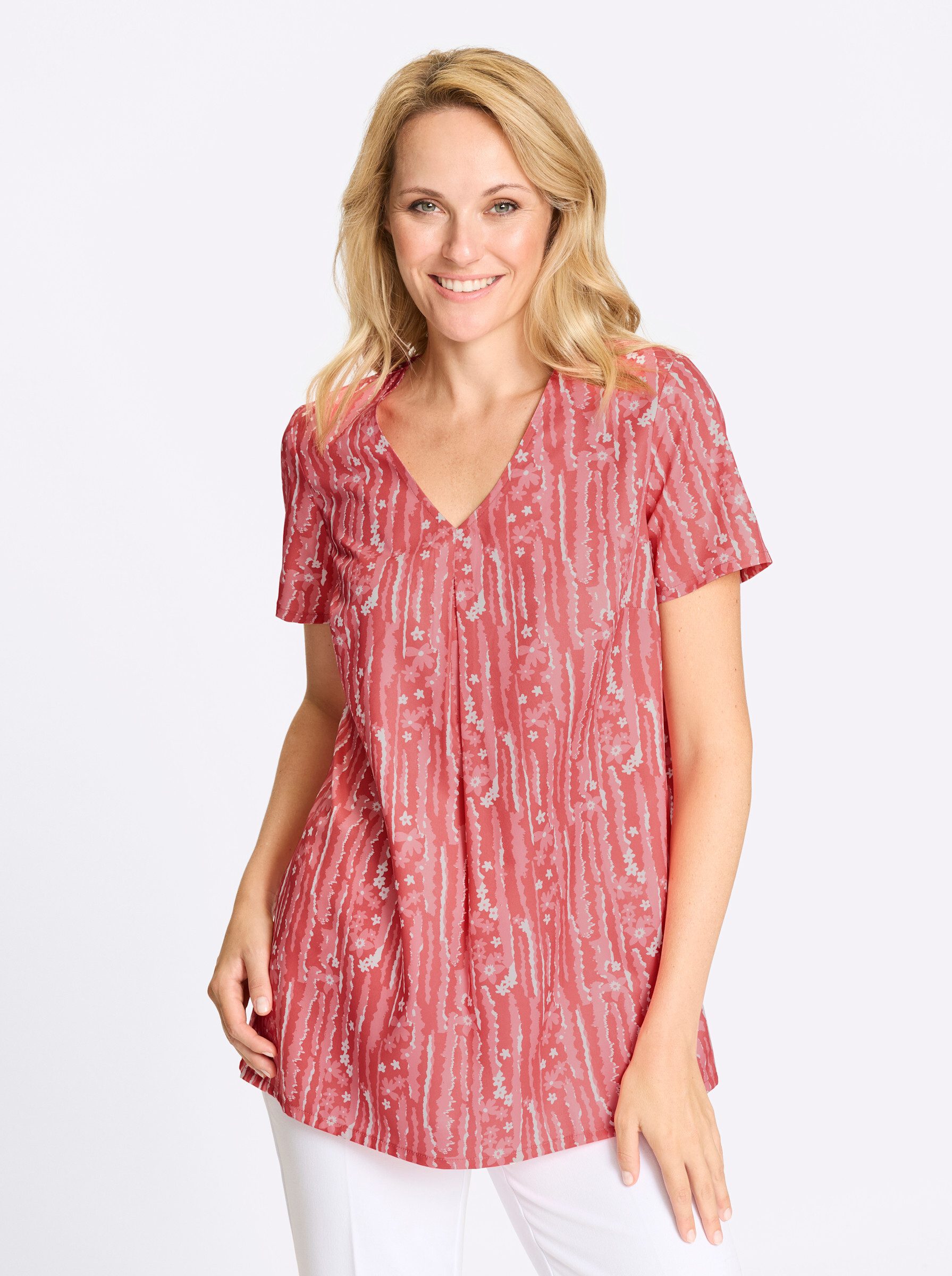 Sieh an! Klassische Bluse Tunika . günstig online kaufen