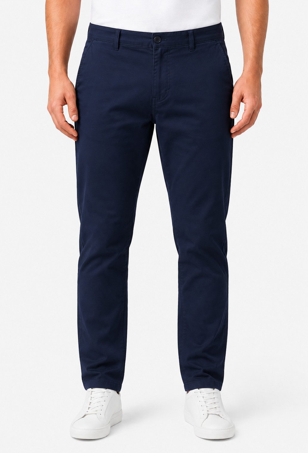 Smith & Solo Chinohose für Herren, Chino Hosen Herren mit Stretch, Modern Fit Hose Stretch-Komfort