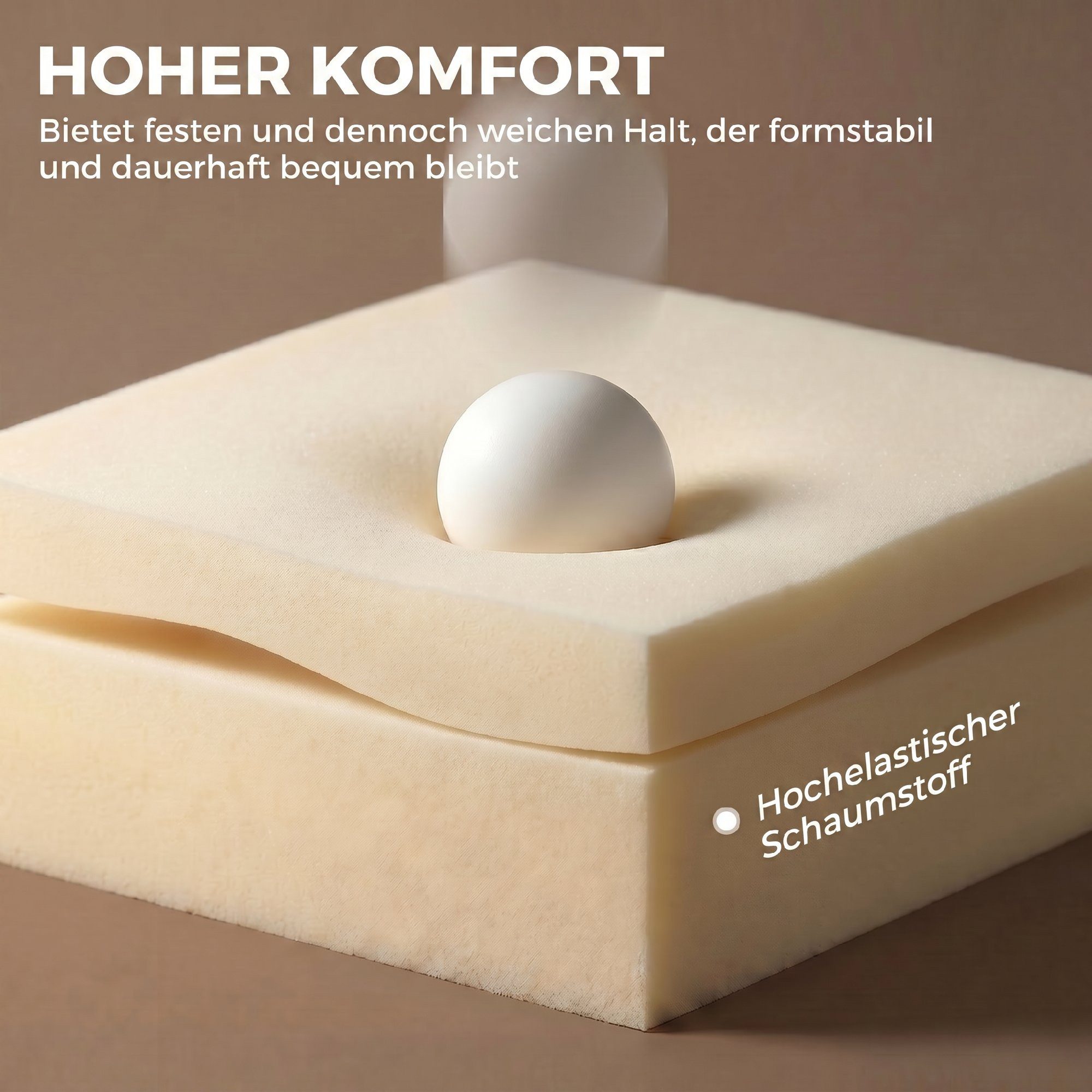 HOMCOM Bürostuhl Homeoffice Stuhl Schreibtischstuhl mit Chenille-Optik, Wippfunktion (Höhenverstellbar Drehstuhl, 1 St), bis 120 kg belastbar für Arbeitszimmer  – Bild 4 von 5