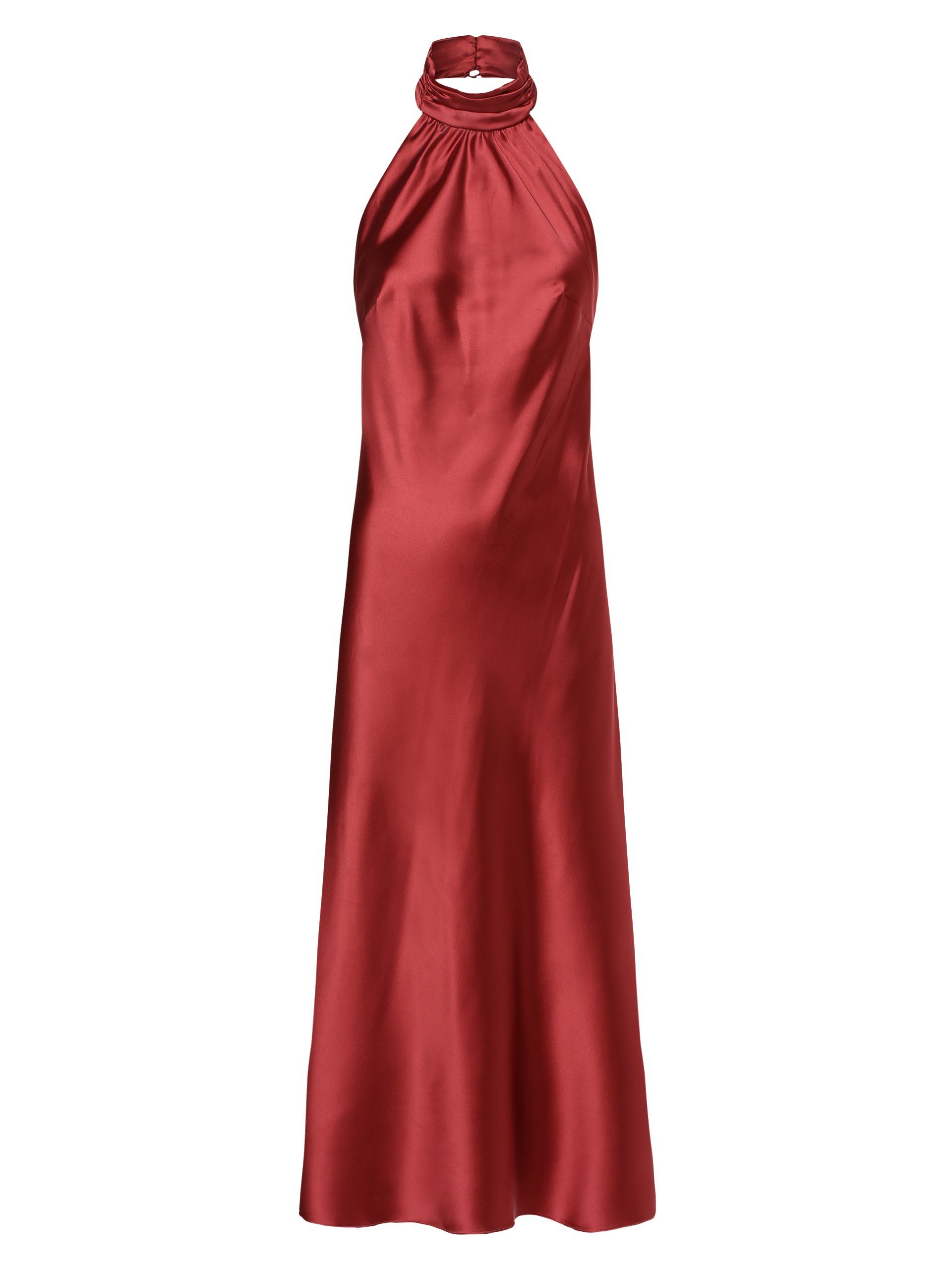 Unique Abendkleid himbeer