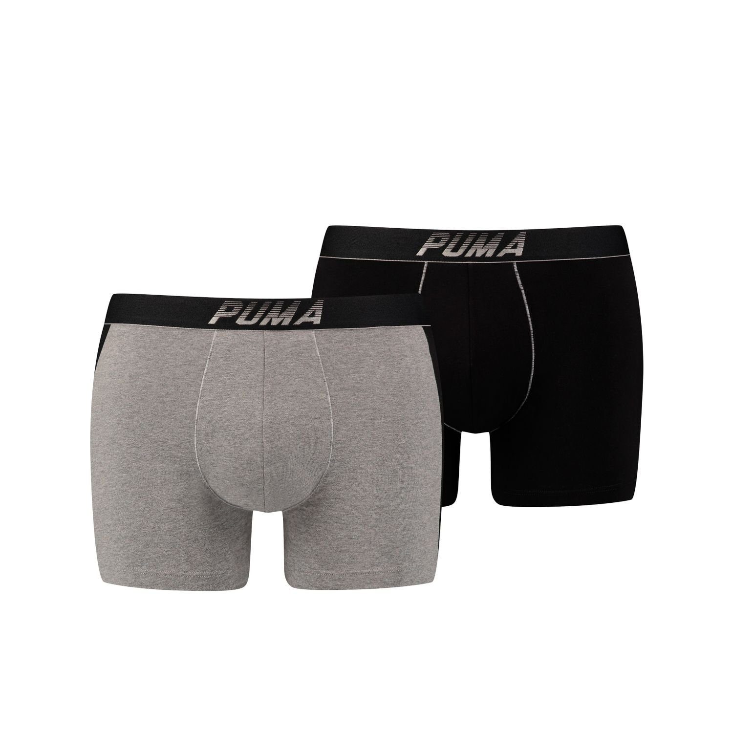 PUMA BODYWEAR Boxershorts Forever Faster Boxer (2-St., Mehrpack) ohne Eingriff, Soft Touch, Logo im 2er Pack