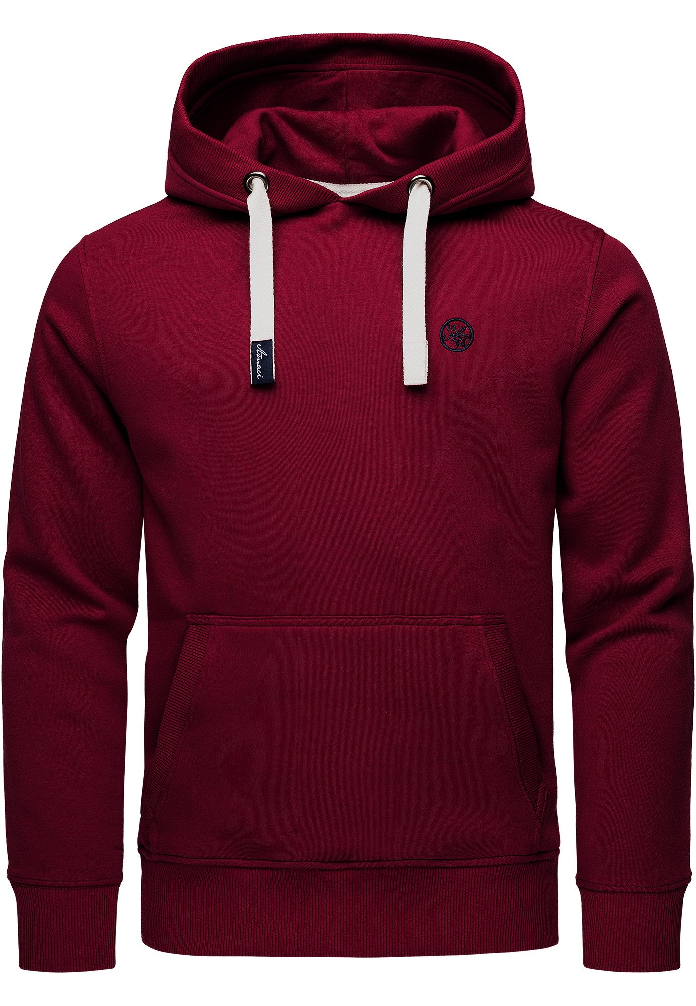 Amaci&Sons Kapuzenpullover WATERBURY Kapuzenpullover Herren Basic Kontrast günstig online kaufen