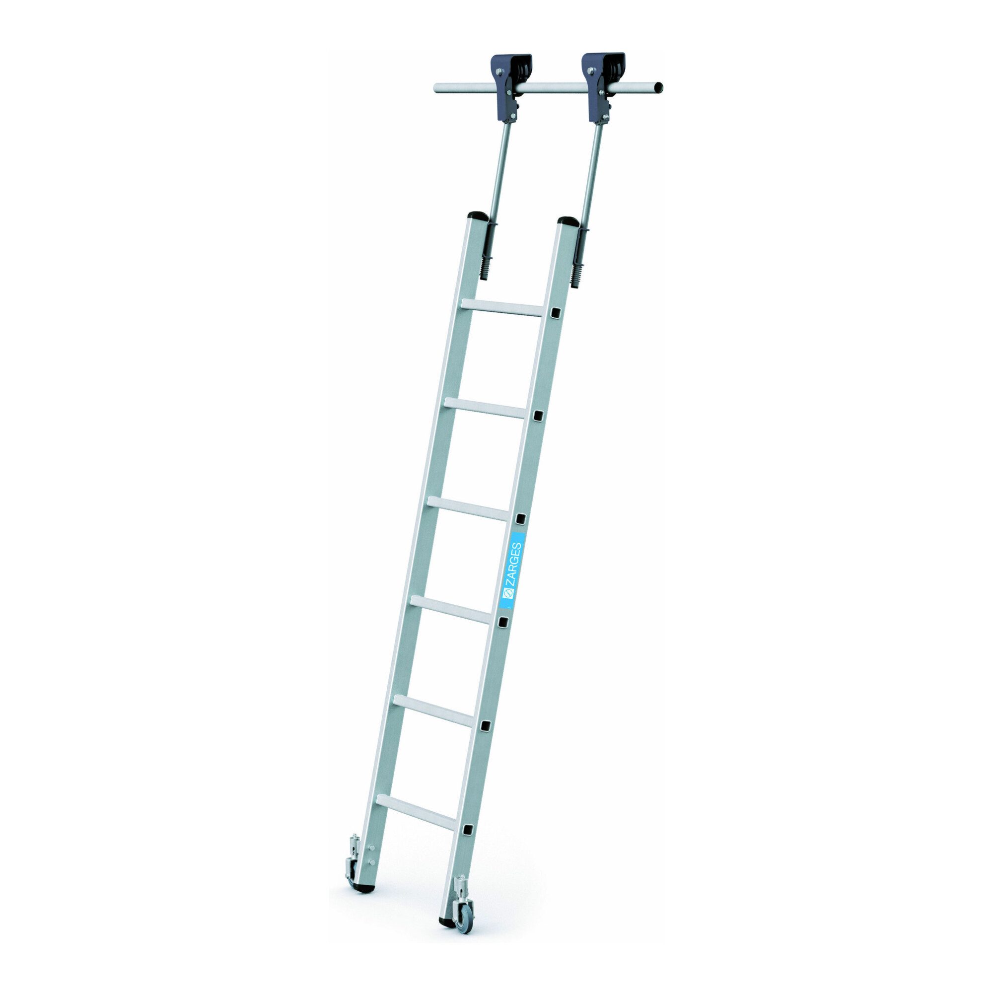 Zarges Regalleiter ZARGES Stella Trec LH - LM-Sprossen-Regalleiter 6 Sprossen