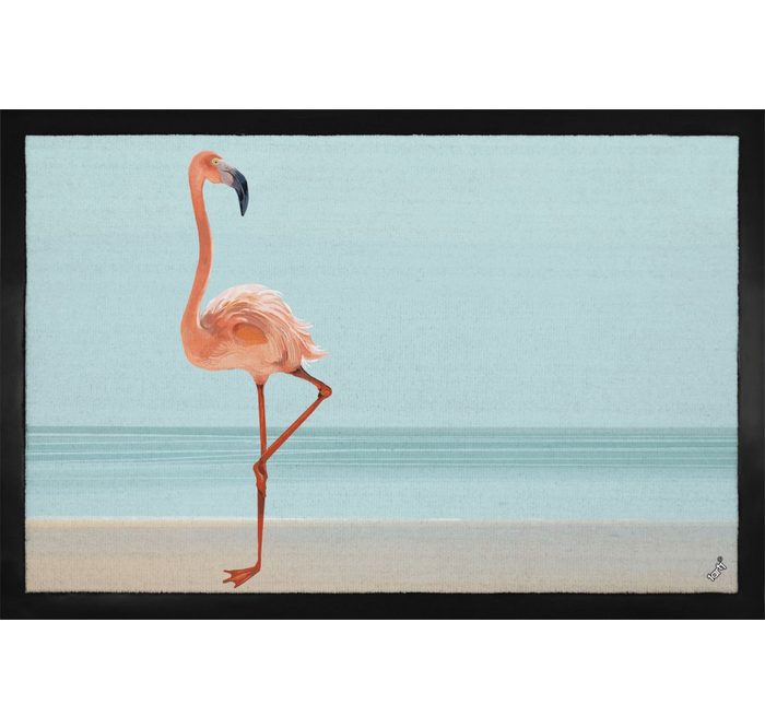 Fußmatte Flamingos - Ein Schöner Flamingo 1art1 Höhe: 5 mm