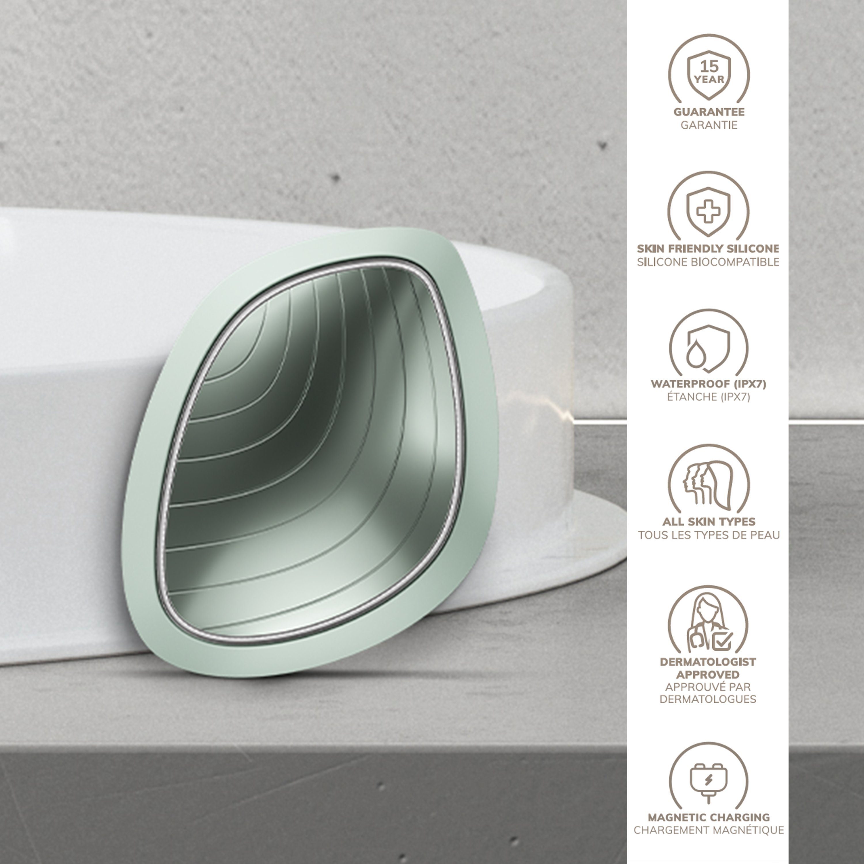 GESKE German Mask 9 SmartAppGuided™ & Packung Mit inkl. GESKE App APP Beauty USB-Ladekabel), Cool der Tech kostenloser Warm (SmartAppGuided Gerät erhältst Device), 2-tlg., deine Hautpflegeroutine. Sonic Du Green personalisierte Enhancer 1, (Gerät in &