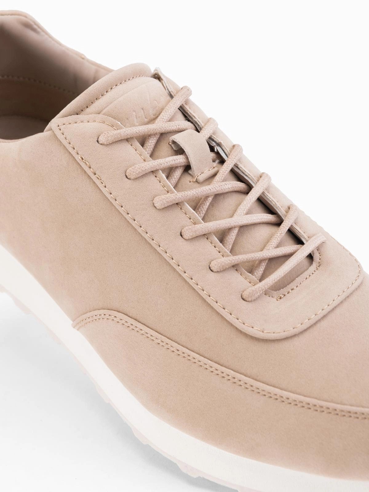 OMBRE Sportliche Herren-Sneaker-Schuhe aus Öko-Leder mit Wildleder-Finish S günstig online kaufen
