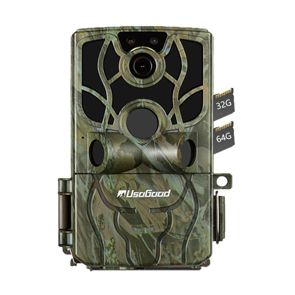 Wildkamera 48MP 4K Video Wildtierkamera Full HD WLAN mit Handyübertragung APP