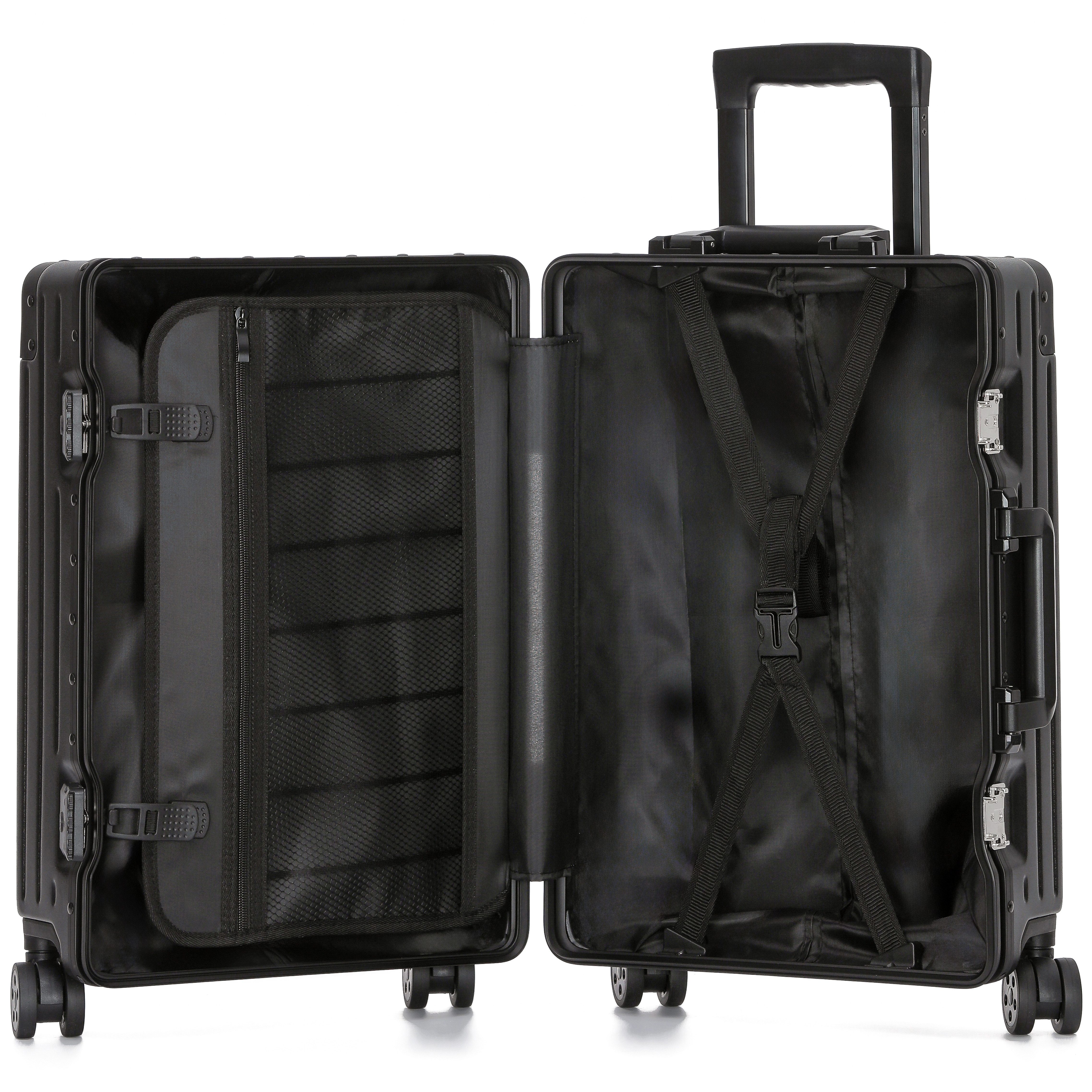 KOFA Handgepäckkoffer ZURICH, 55cm Alu-Rahmen & Polycarbonat-Hartschale, 4 Rollen, TSA Schloss – Bild 4 von 5