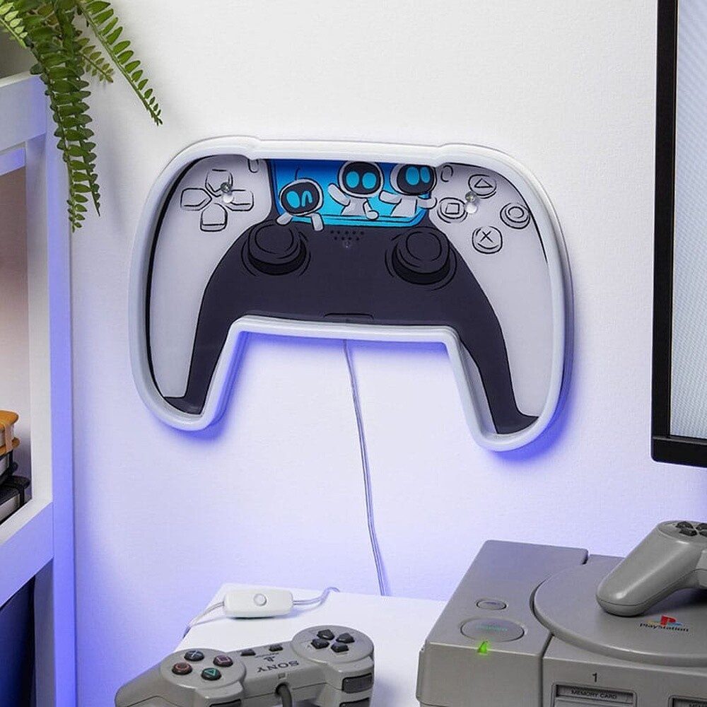 Paladone LED Dekolicht Astro Bot LED Wandleuchte Neon