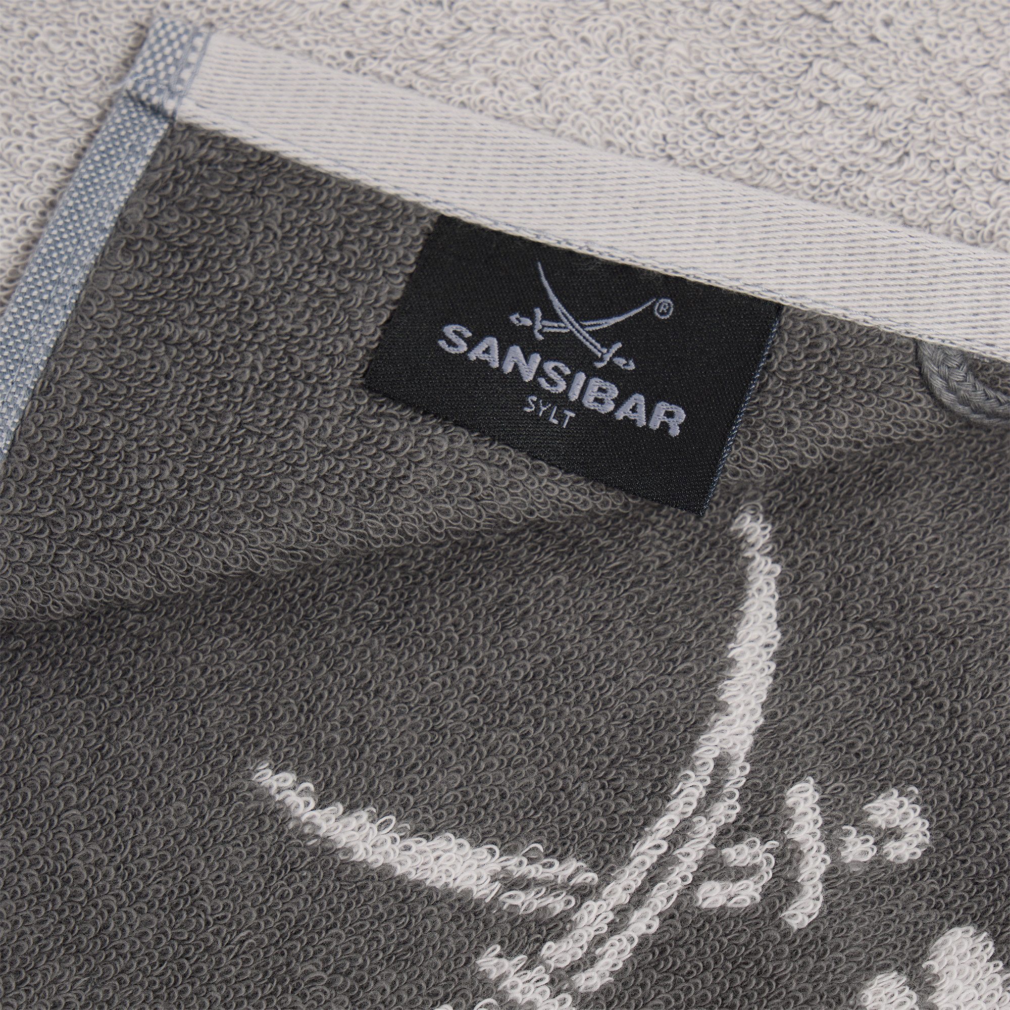 Sansibar Sylt Handtuch Set Sansibar Frottier-Serie Doubleface Set Nr. 3, (Set, 10-St), it hochwertig gewebtem Sansibar Logo, in Doubleface-Optik