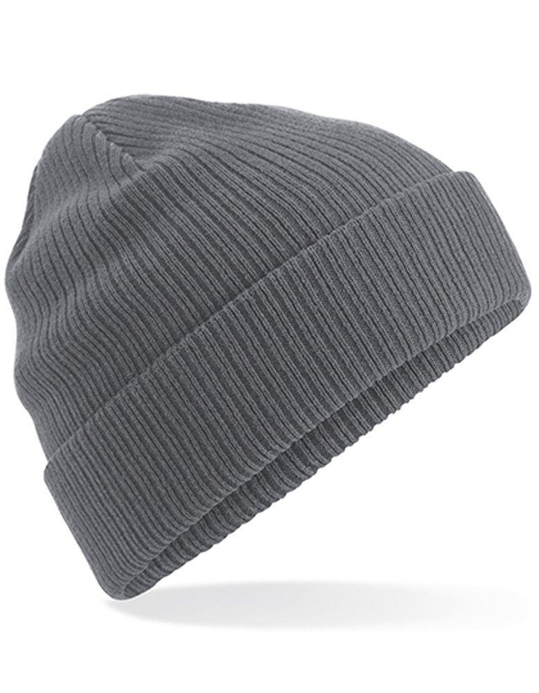 Goodman Design Beanie Strickmütze Herbst Winter Beanie organic cotton Bio-Baumwolle Graphite Grey | Beanies