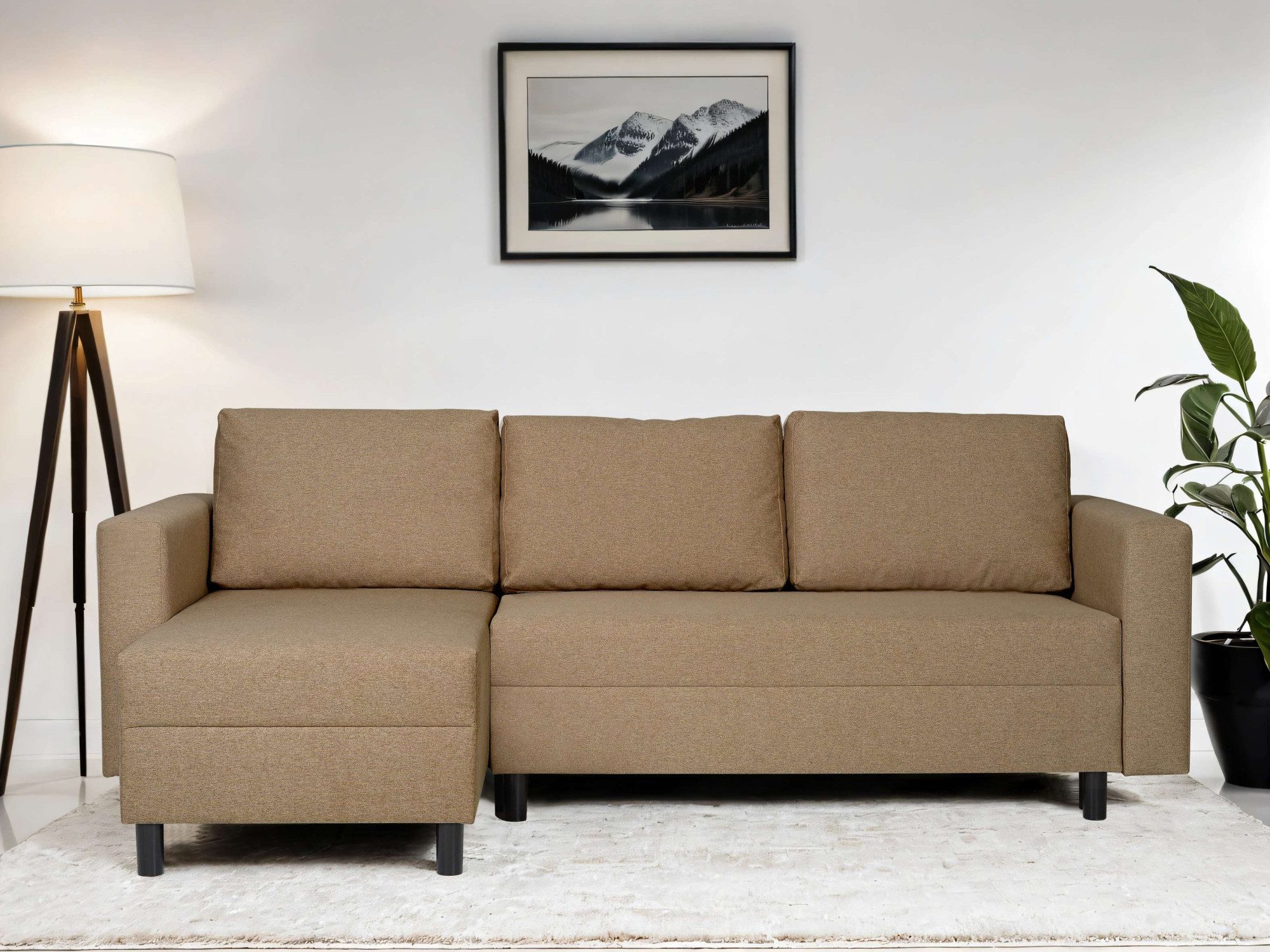 INOSIGN Ecksofa GLENOE Schlafsofa mit Bettkasten, günstig online kaufen
