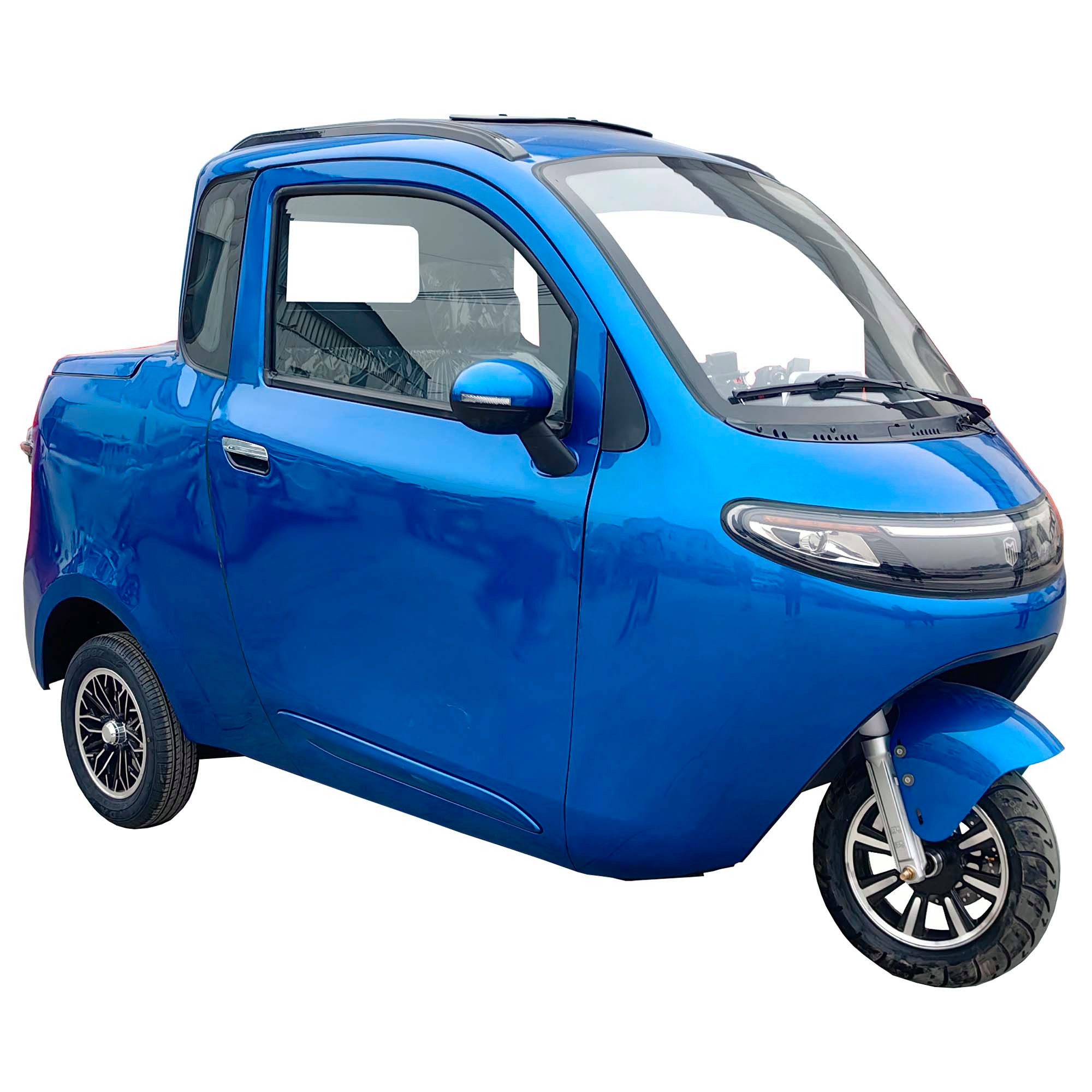 Urban Hopper E-Motorroller Urban Hopper Cabin Max Elektro-Kabinenroller mit Kofferraum, 1500 W, 25 km/h, bis 175 km Reichweite, 1500/3000 W Motor, Heizung, Kamera, Bluetooth