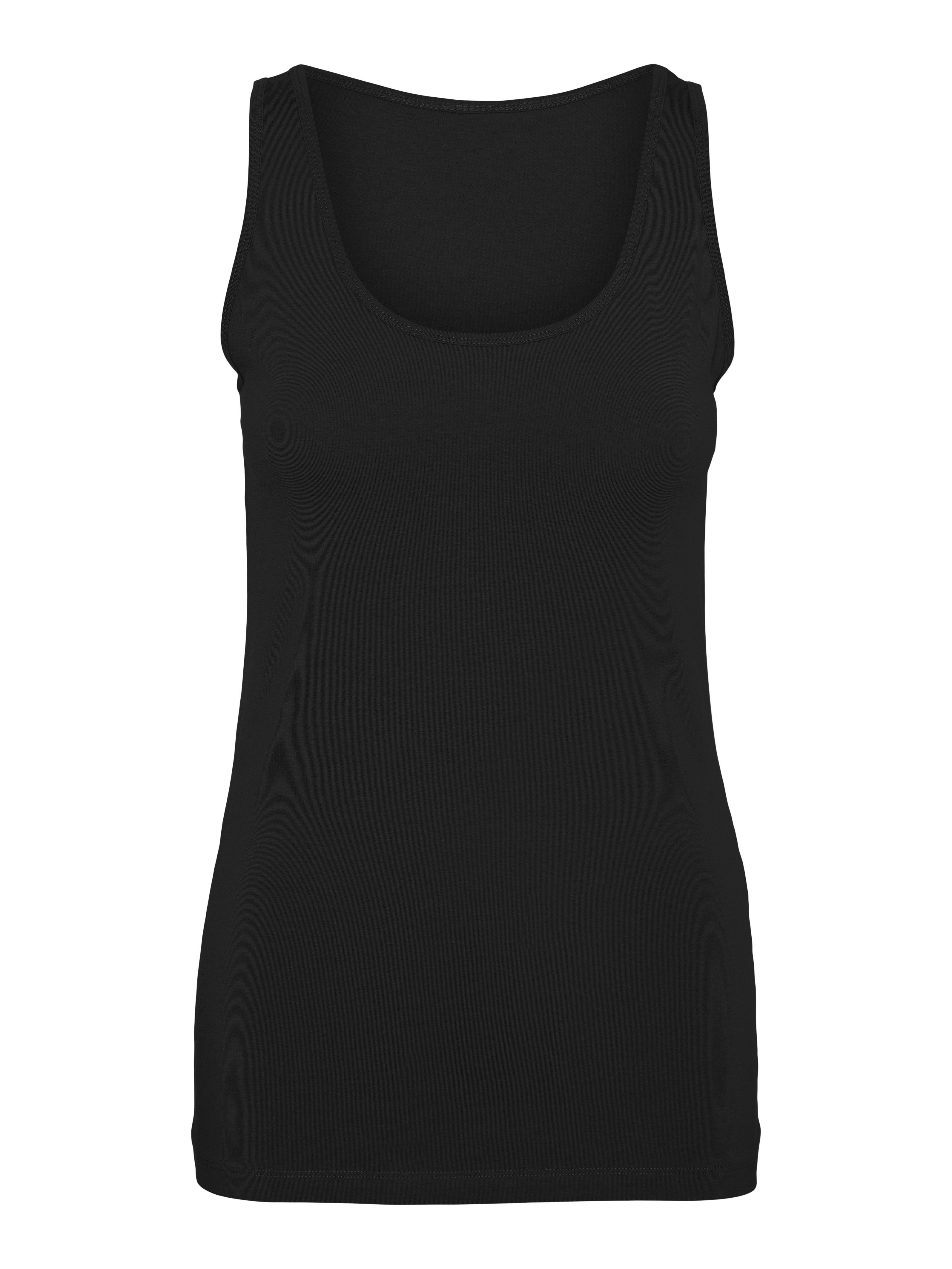 Vero Moda Tanktop VMLULU LONG TANK TOP JRS GA NOOS Baumwollmischung, regular fit