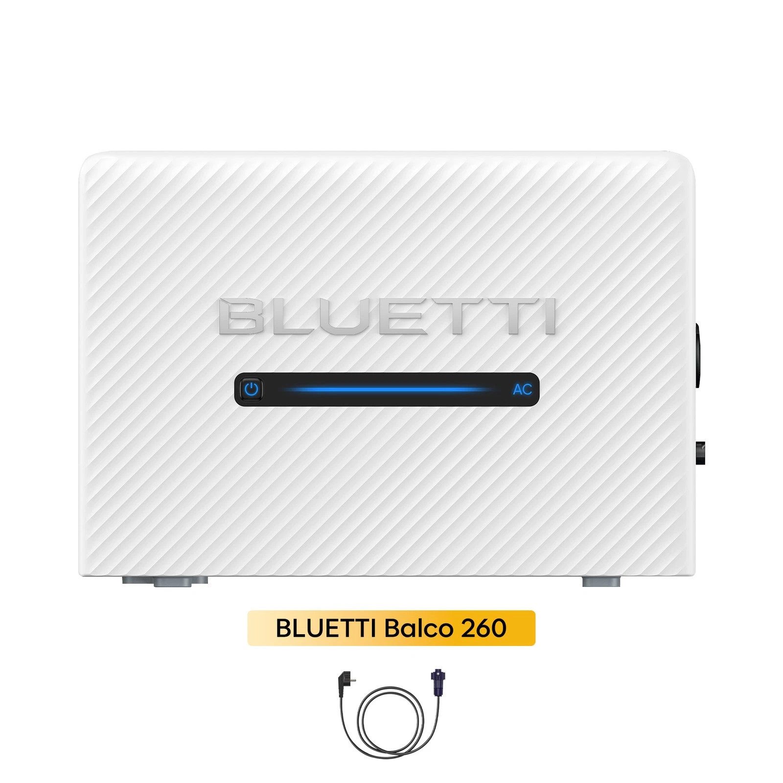 BLUETTI Balkonkraftwerk BLUETTI Balco 260 2.400 W PV-Eingang, 2.560 Wh LiFePO4 Stromspeicher, 4 MPPT, Solaranlage, WLAN & Bluetooth