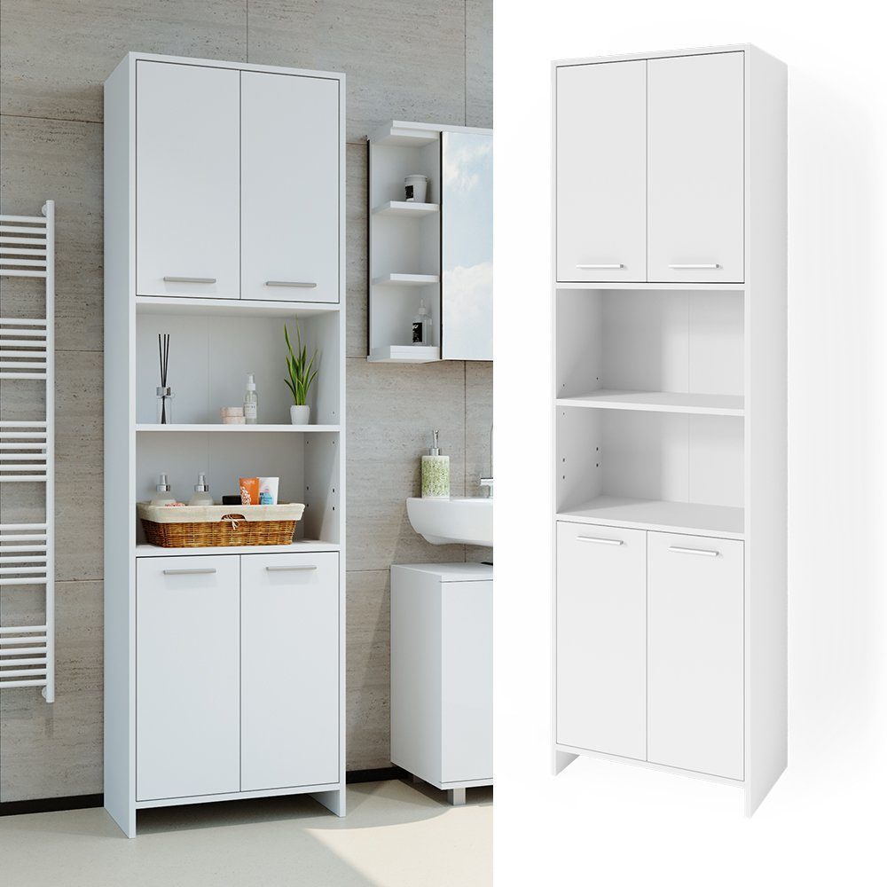 Vicco Hochschrank Maris, Weiß, 56.1 x günstig online kaufen