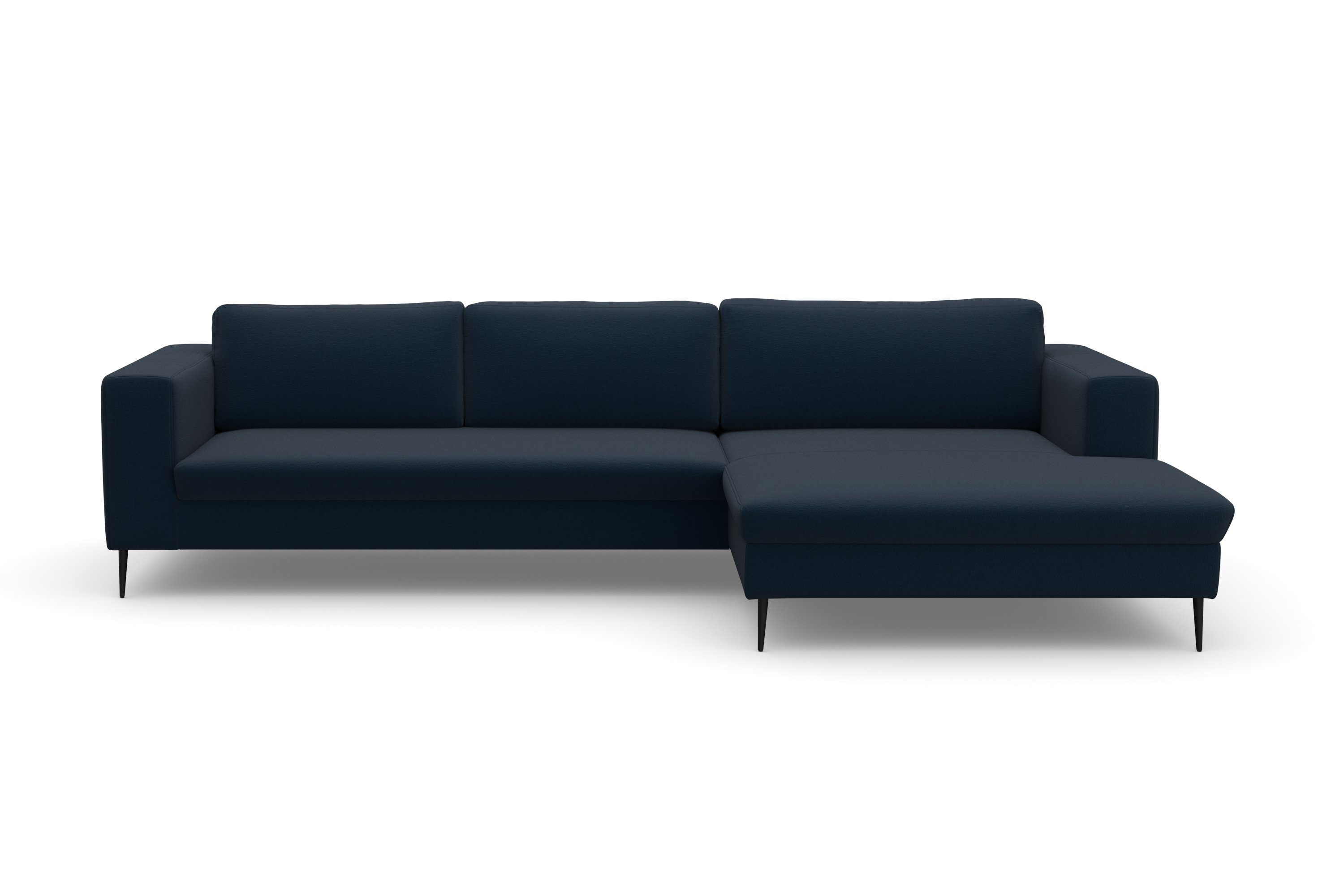 DOMO collection Ecksofa Modica, zeitlos und elegant, L-Form, Auch in Cord, Fußhöhe passend für gängige Saugroboter!