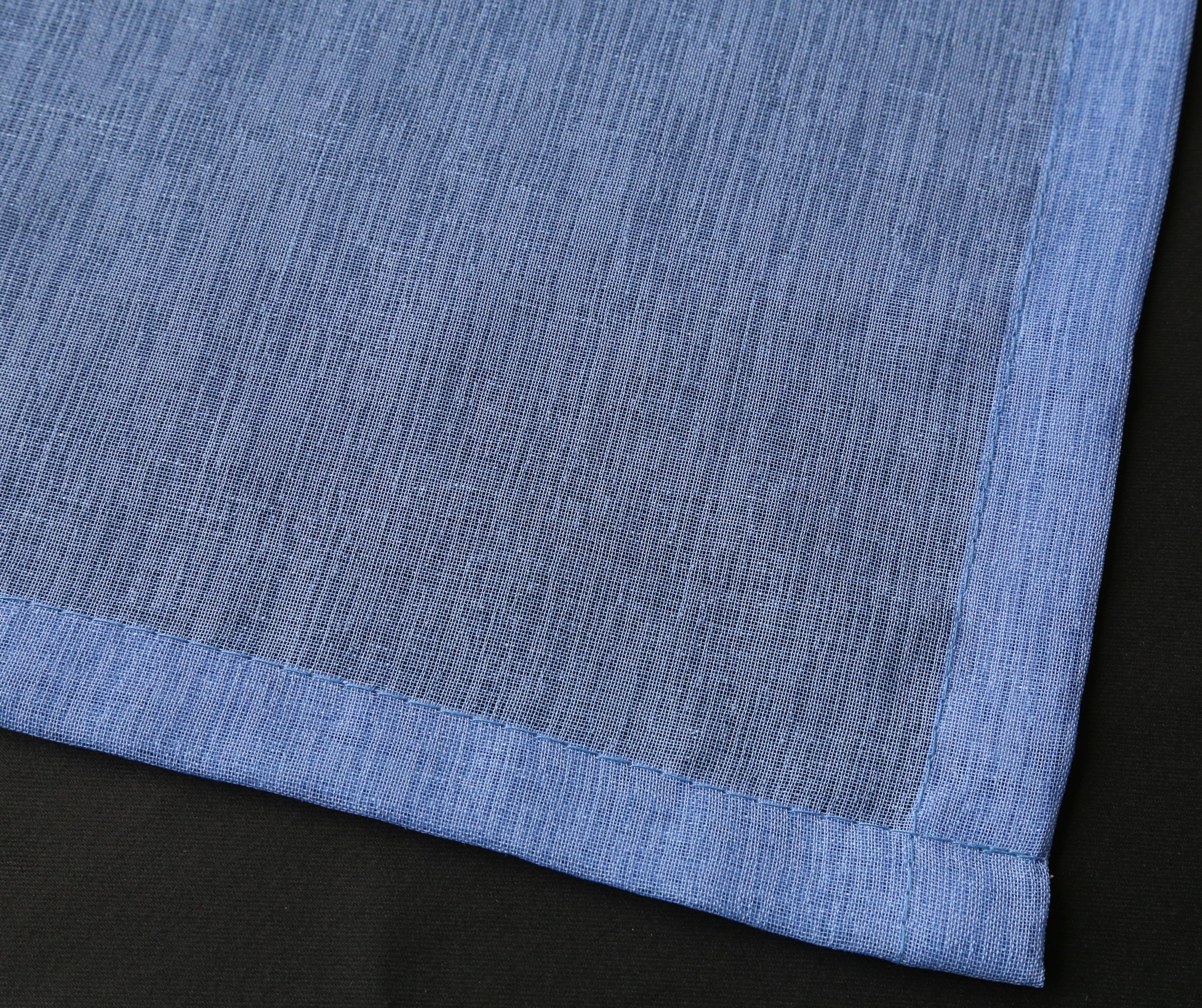 Gardine Hartford, Timbers, Stangendurchzug St), Polyester transparent, blau (1
