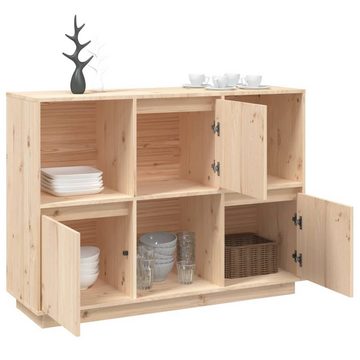 DOTMALL Sideboard Sideboard 110,5x35x80 cm Massivholz Kiefer