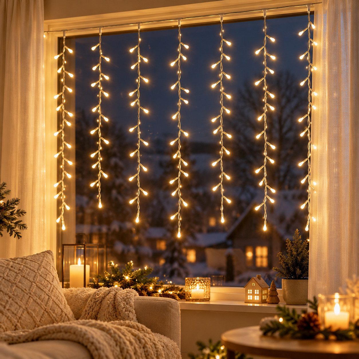 Weltbild LED-Lichterkette Lucia 175 LEDs 120 cm Lichterkette Fensterbeleuchtung, Weihnachtsdeko Festtagsbeleuchtung Weihnachtsbeleuchtung
