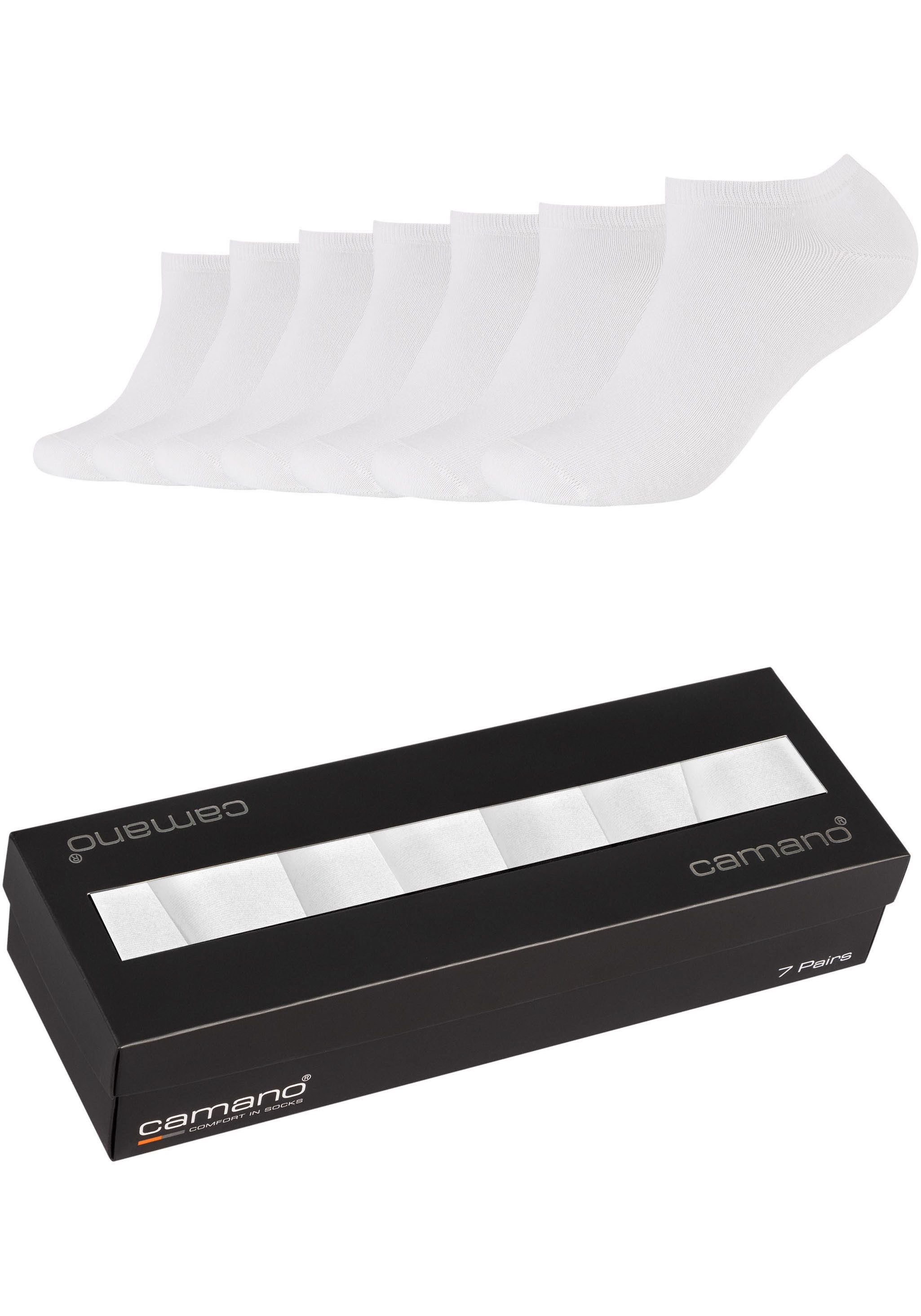Camano Sneakersocken comfort (7-Paar) mit flachen Nähten günstig online kaufen