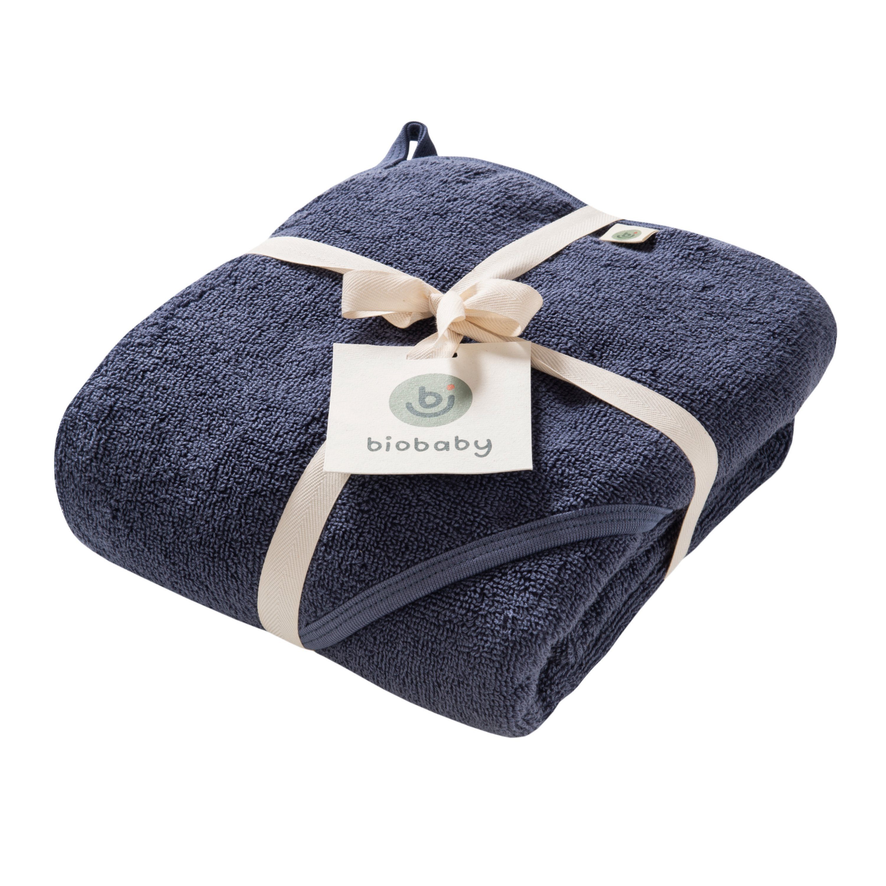 People Wear Organic Kapuzenhandtuch, Biobaby Kapuzenhandtuch, Frottee, 100% Baumwolle (kbA), 80x80cm