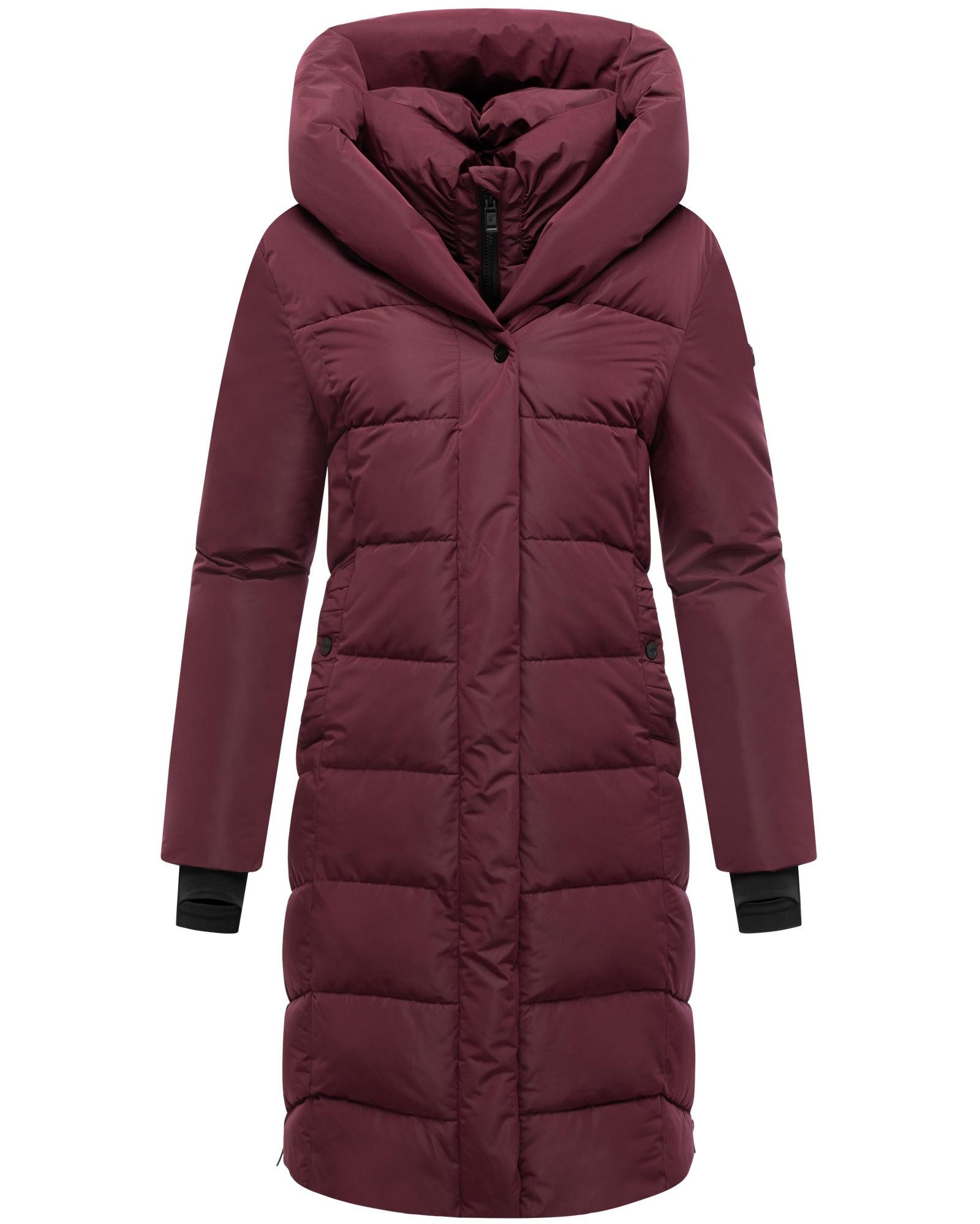 Navahoo Steppmantel Laubzauber 14 gesteppter Damen Wintermantel mit abnehmbarem Kragen-Einsatz