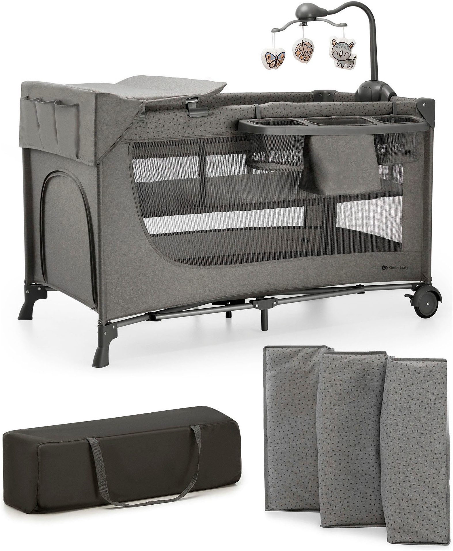 Kinderkraft Baby-Reisebett JOY 2 mit Zubehör günstig online kaufen