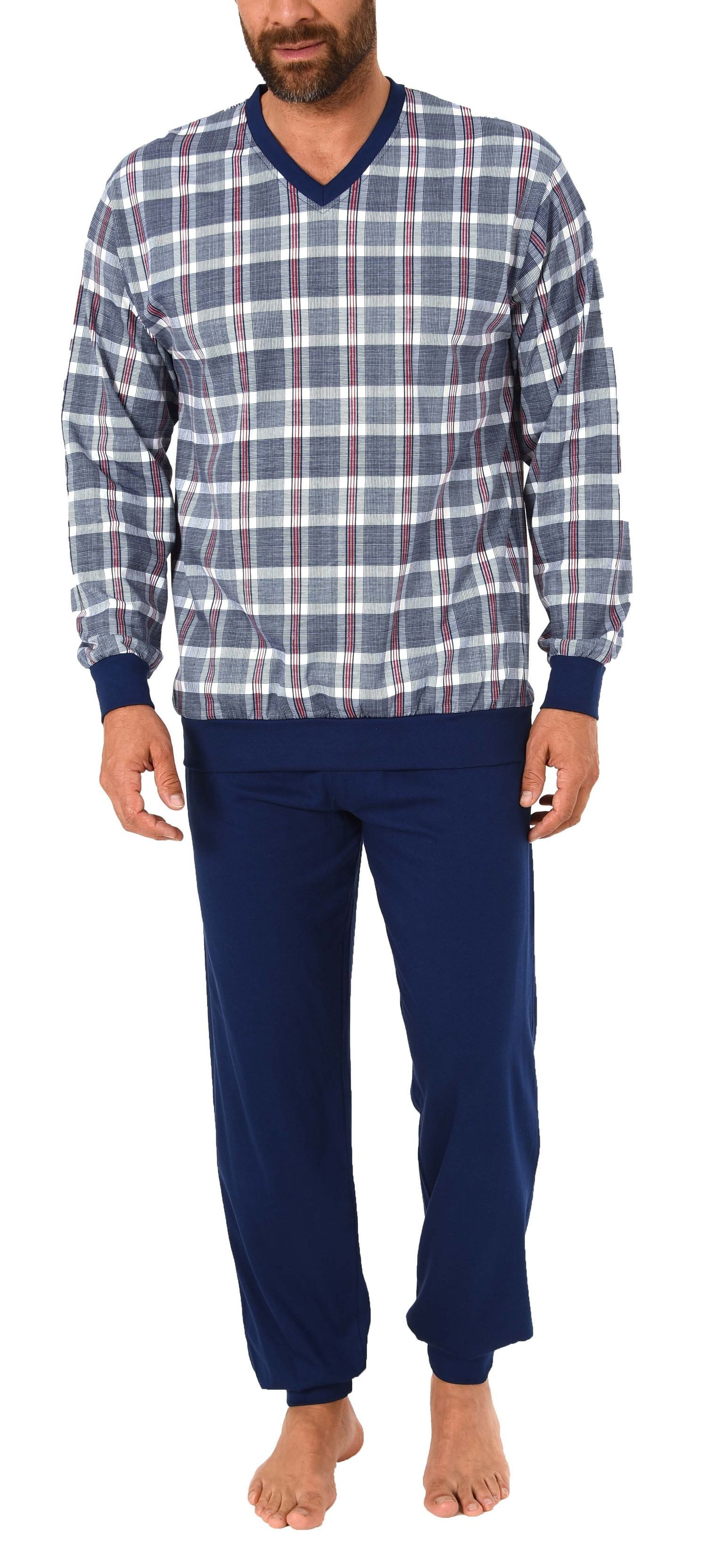 Normann Pyjama Herren Pyjama lang mit günstig online kaufen