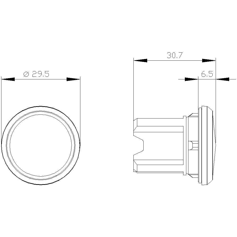 Thumbnail - SIEMENS Relais-Modul Siemens 3SU1900-0FA10-0AA0 Blindverschluss (x H) 29.5 mm x 30.7 mm, (3SU1900-0FA10-0AA0)