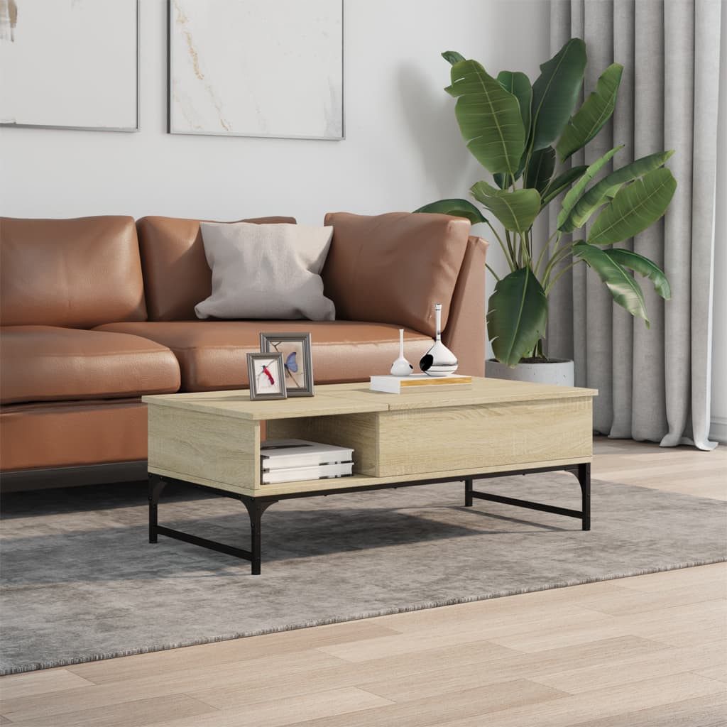 vidaXL Couchtisch Couchtisch Sonoma-Eiche 100x50x35 cm günstig online kaufen