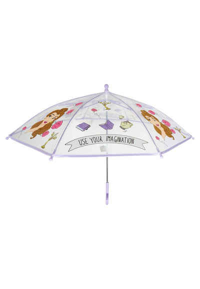 ONOMATO! Stockregenschirm Disney Princess - Belle Die Schöne und das Biest Regenschirm Stock-Schirm
