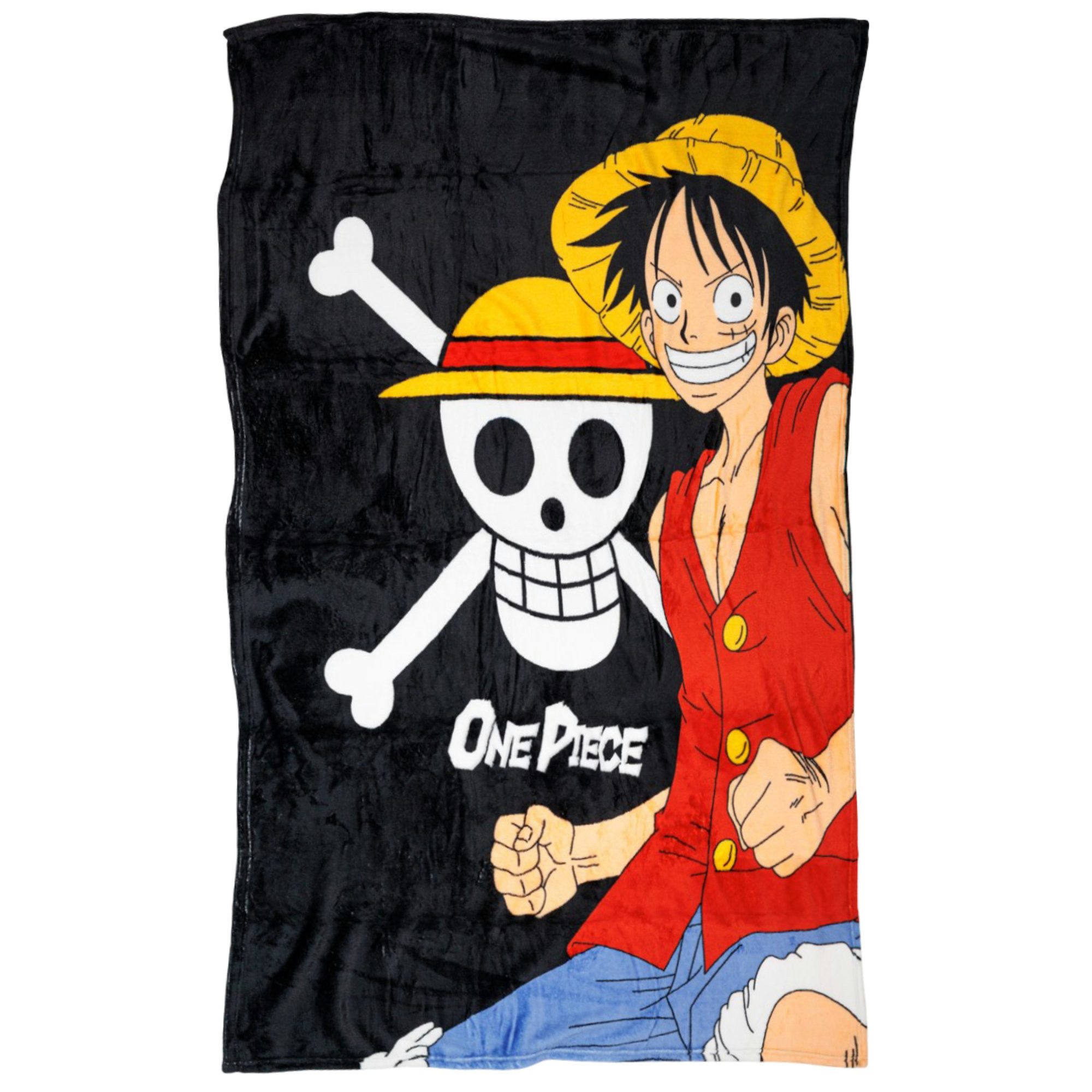 Wohndecke Anime One Piece Ruffy Flanell Decke warme Kuscheldecke 110x150 cm, One Piece
