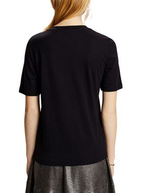Esprit Langarmshirt T-Shirt mit holografischem Print (1-tlg)