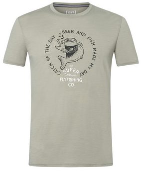 SUPER.NATURAL T-Shirt für Herren, Merino JUHOS FINEST Angel Motiv, atmungsaktiv