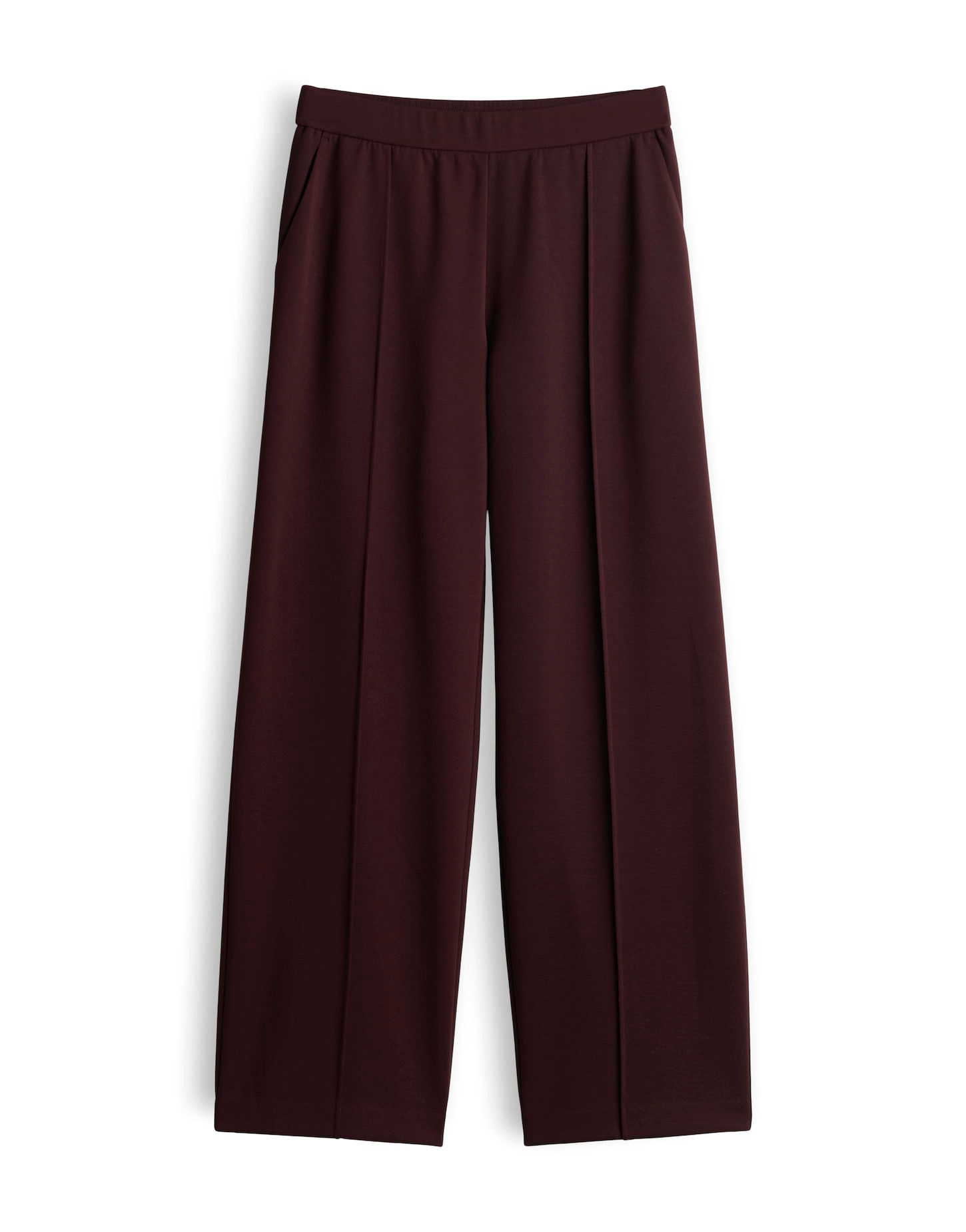 Stoffhose mit mattem Glanz
