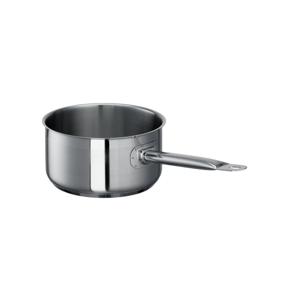 SCHULTE-UFER Kochtopf Chef, (Einzelartikel, 1-tlg., 1 x Stieltopf), Ofenfest, Edelstahl, 20 cm Durchmesser