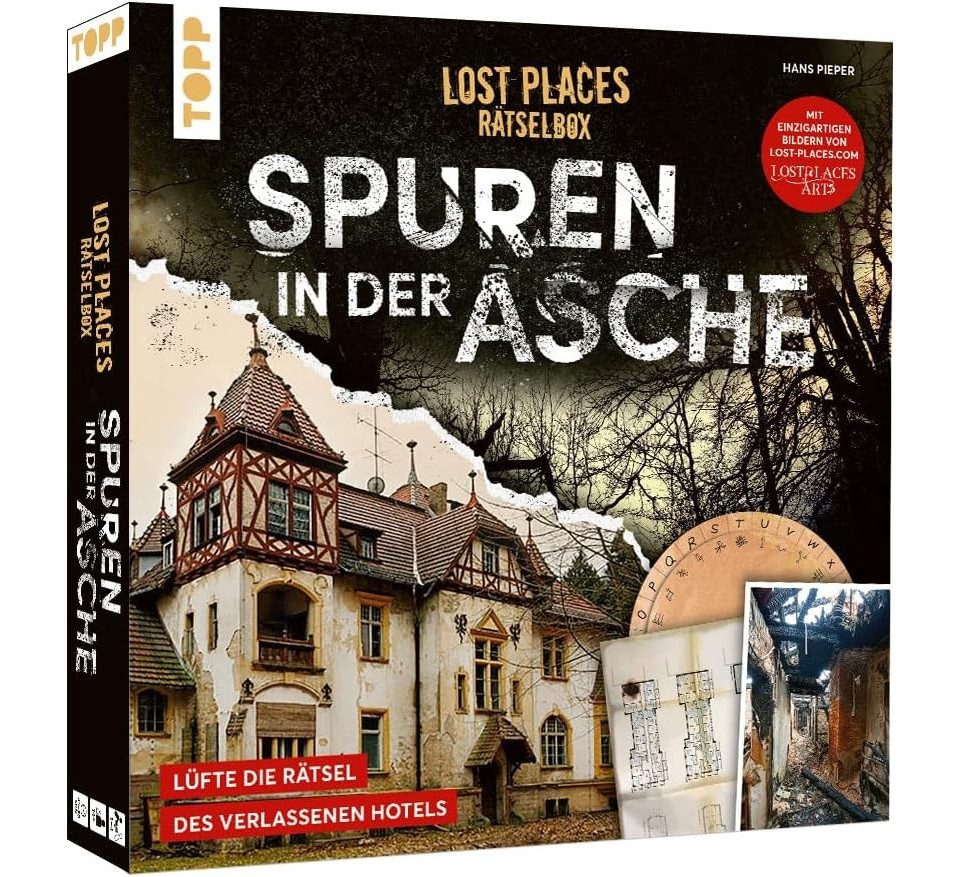 frechverlag Spiel Lost Places Rätselbox – Spuren in der Asche: E...